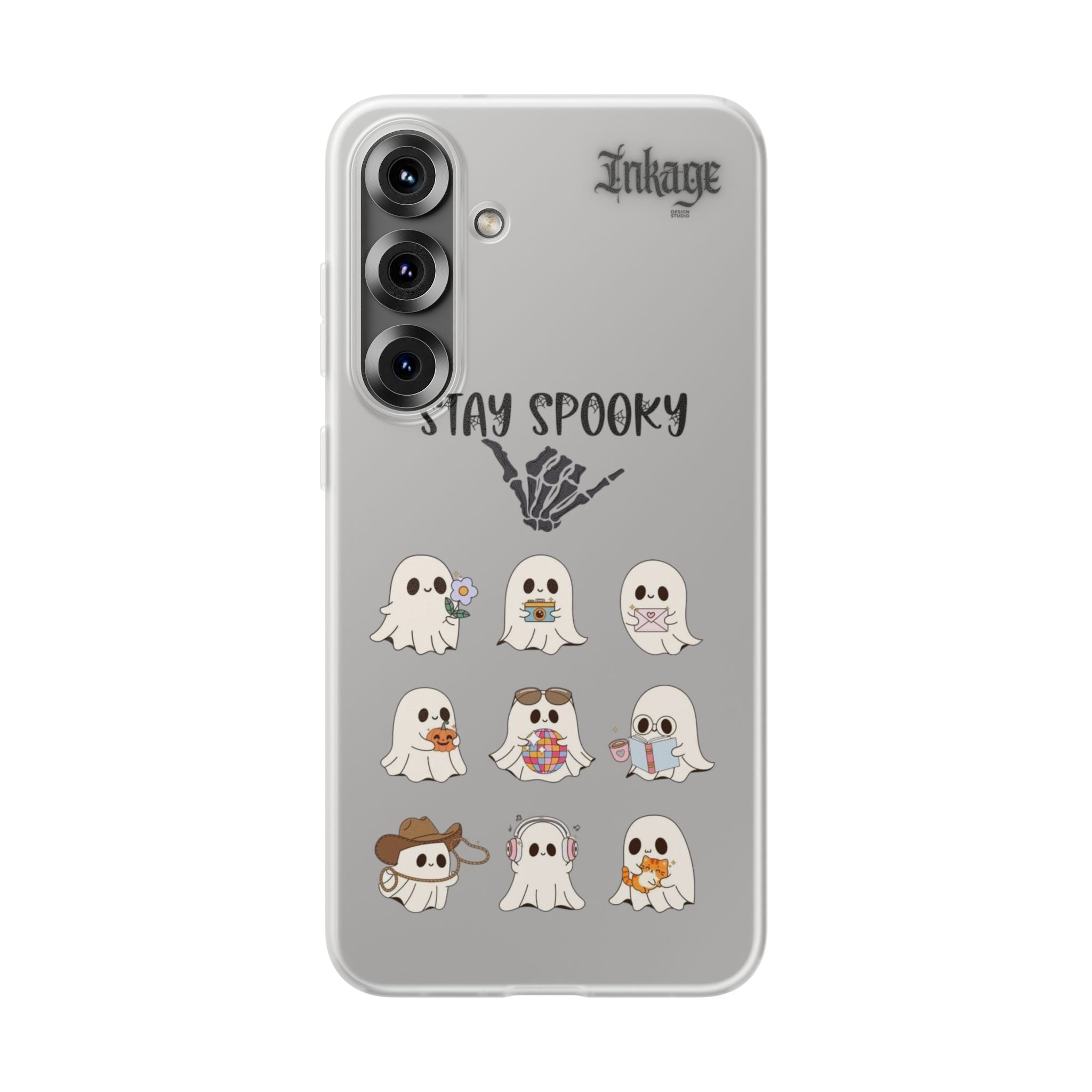 Stay Spooky Clear Phone Cases (Season)