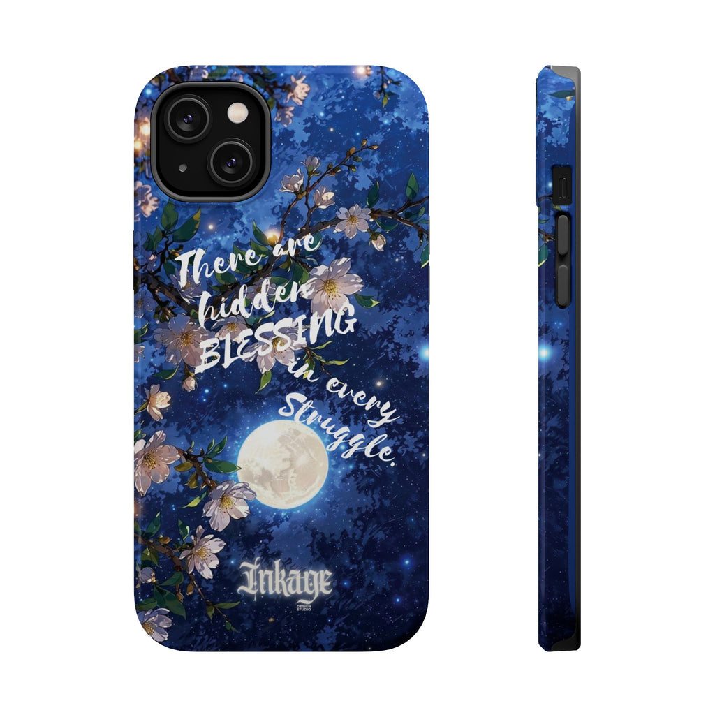 “Moonlit Blessing” Quote Magnetic Phone Cases