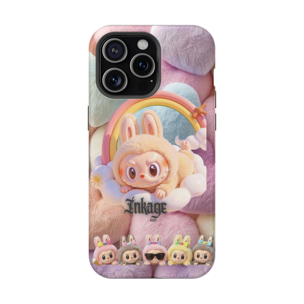 Pastel Rainbow Labubu Magnetic Phone Cases(Animation)