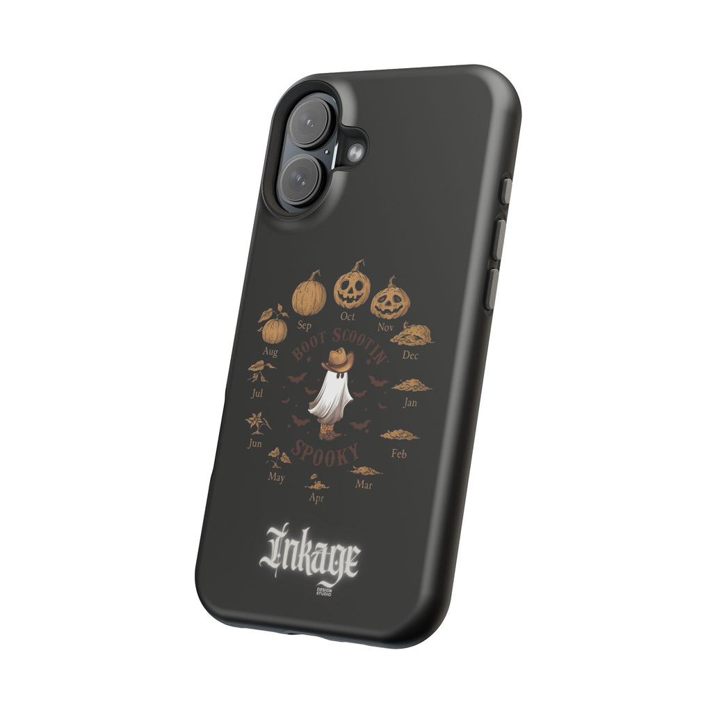 Spooky Boot Halloween Pumpkin Magnetic Phone Case (Season)