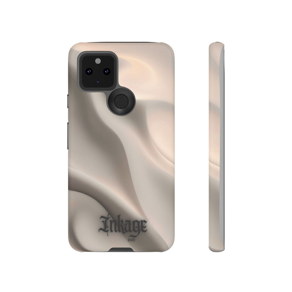 Beige Wavy Flow Tough Phone Case (Minimal)
