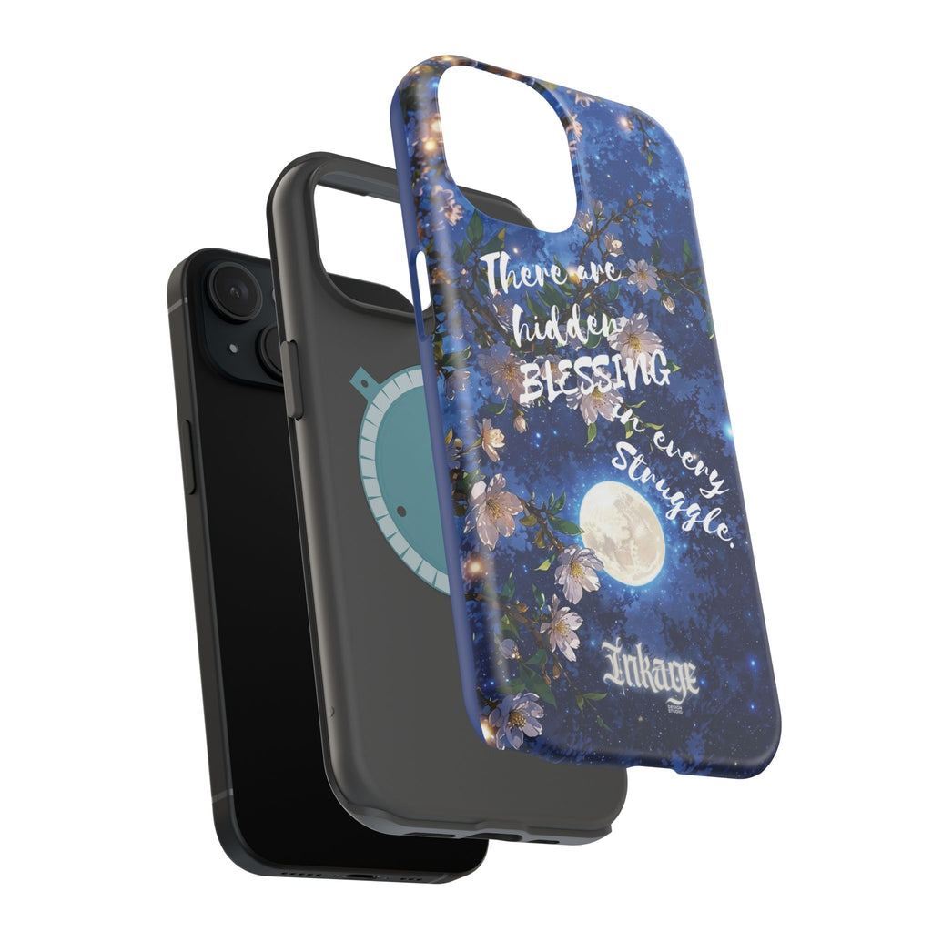 “Moonlit Blessing” Magnetic Phone Cases (Quote)