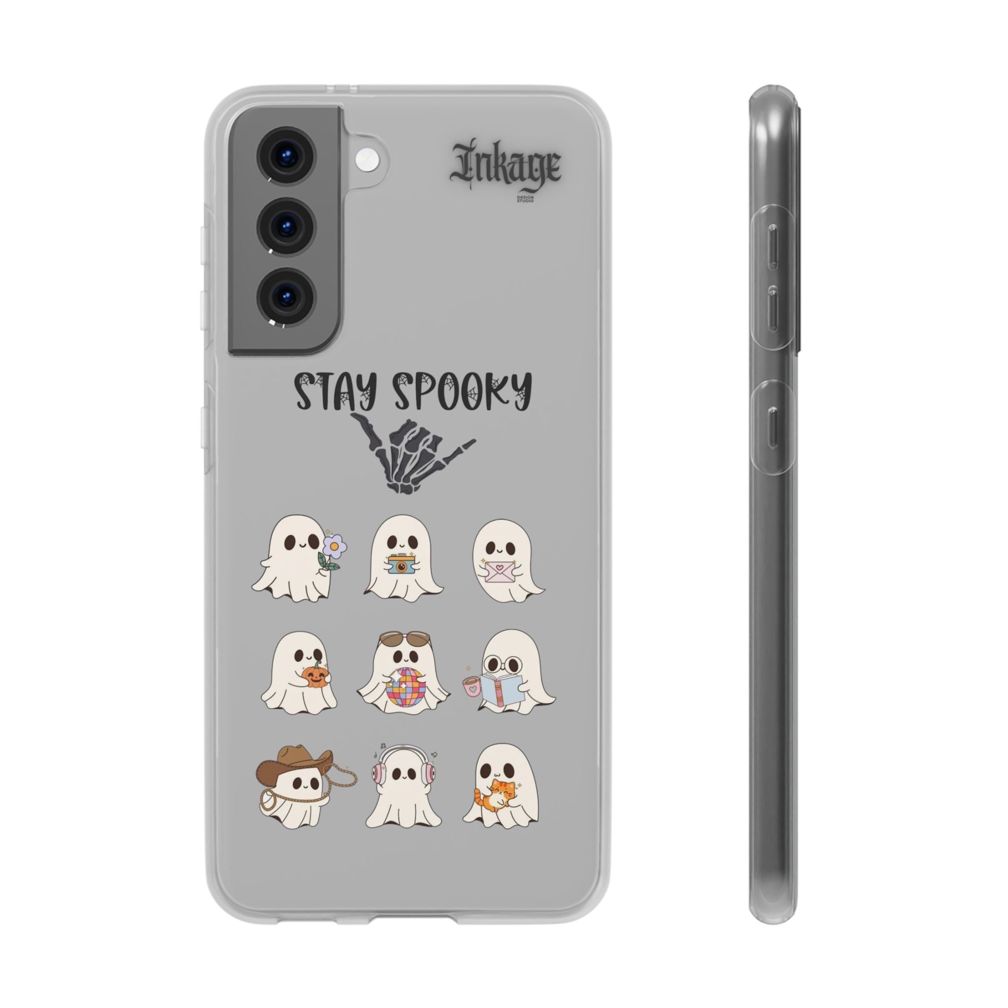 Stay Spooky Clear Phone Cases (Season)