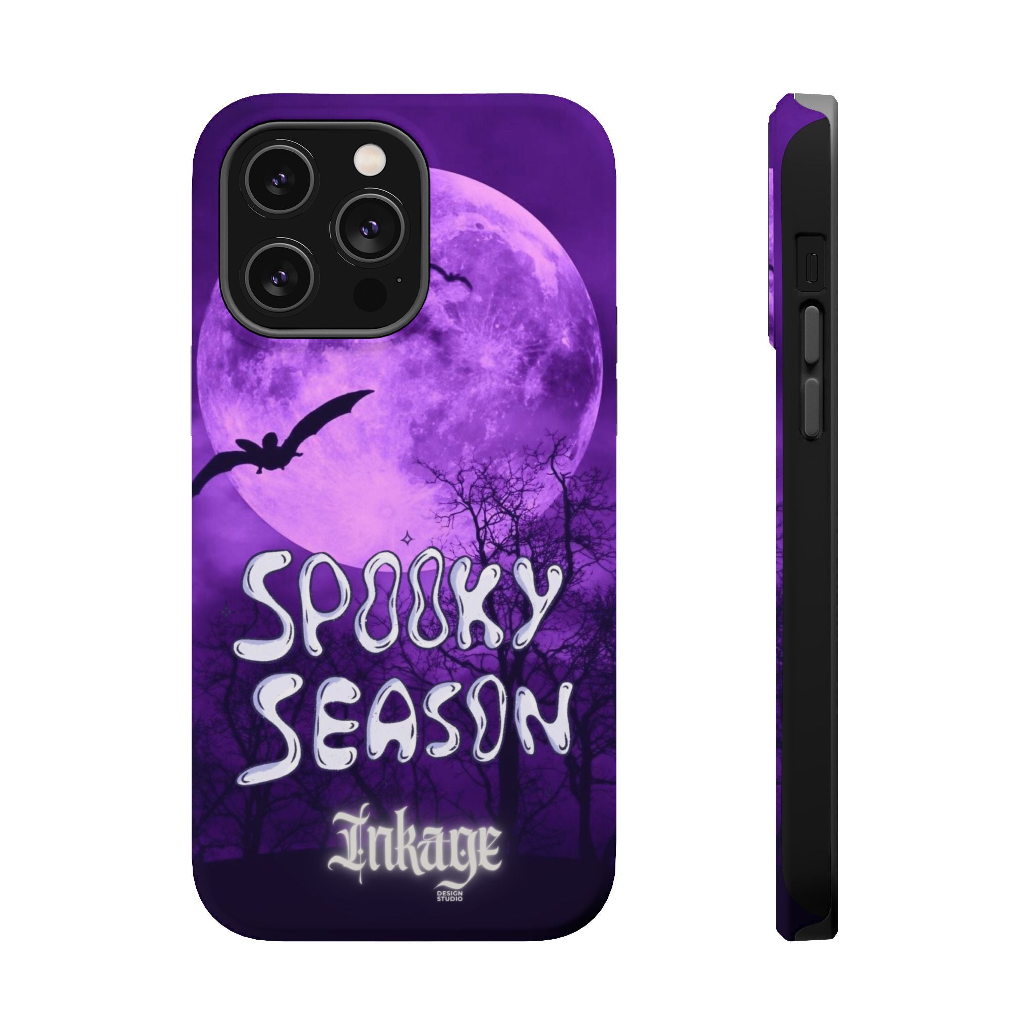 Purple Spooky Season Magnetic Phone Cases (Season)