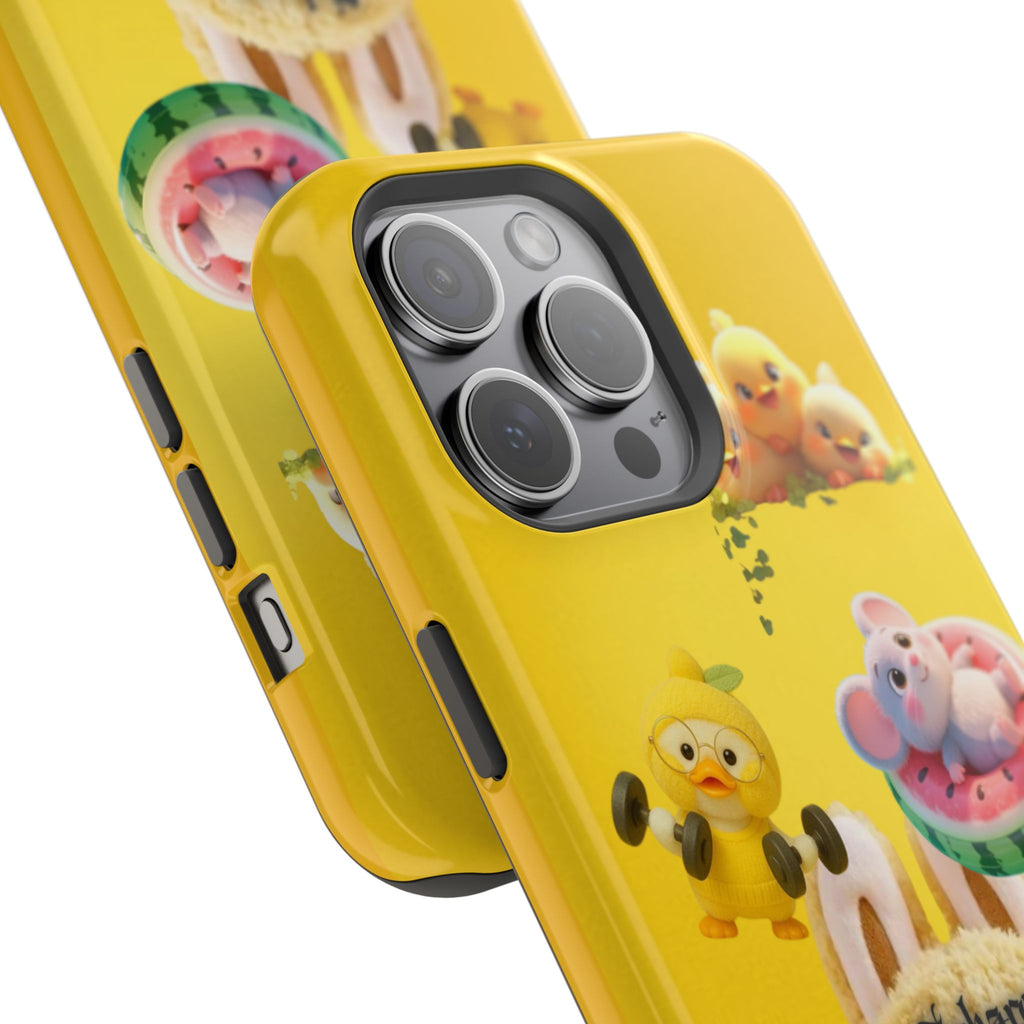 Yellow Cutie Labubu Magnetic Phone Cases (Animation)
