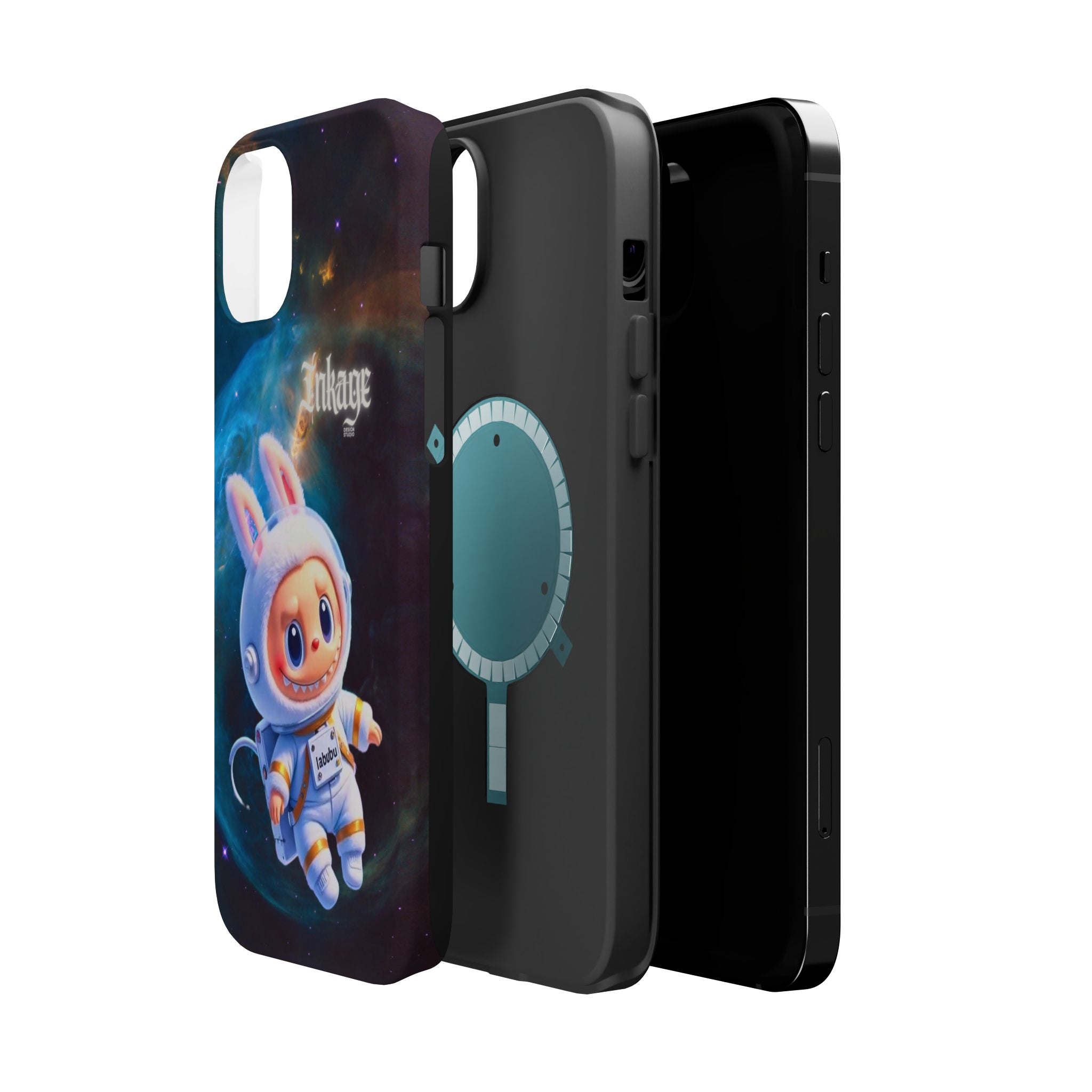 Labubu Astronaut Magnetic Phone Cases (Animation)