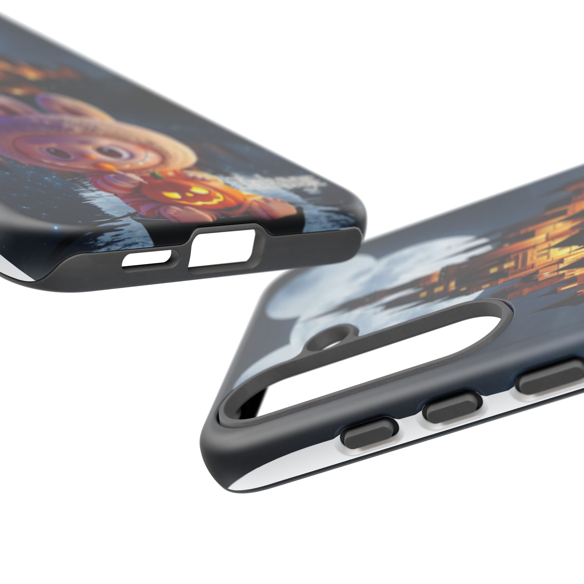 Labubu Halloween On Disney Boat Tough Phone Cases (Season, Animation)
