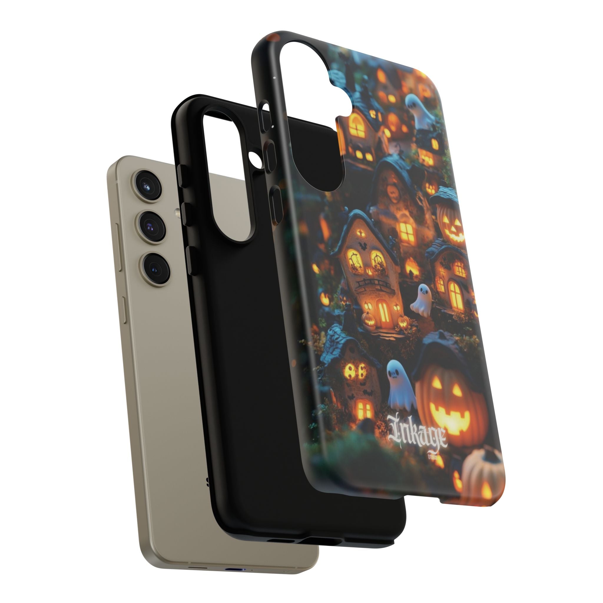 Spooky Pumpkin Village Tough Phone Cases (Season)