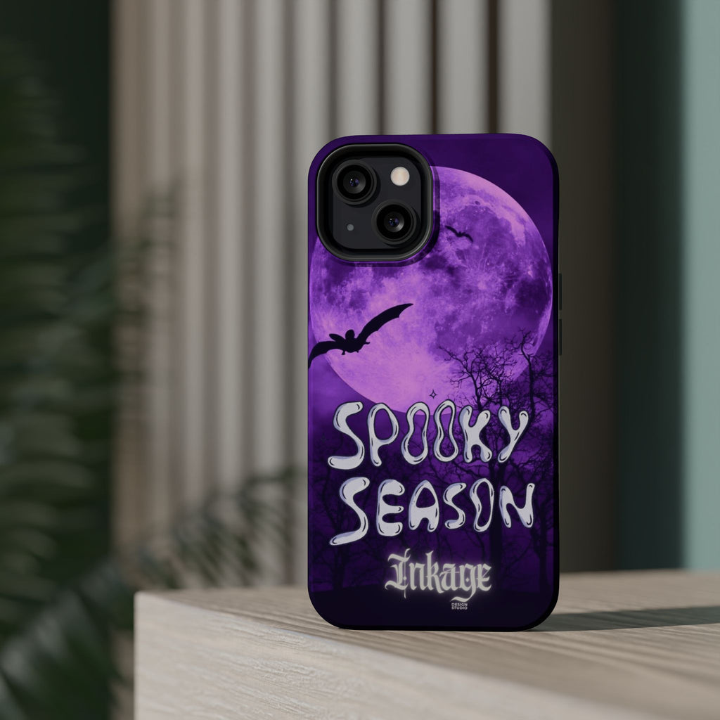 Purple Spooky Season Magnetic Phone Cases (Season)