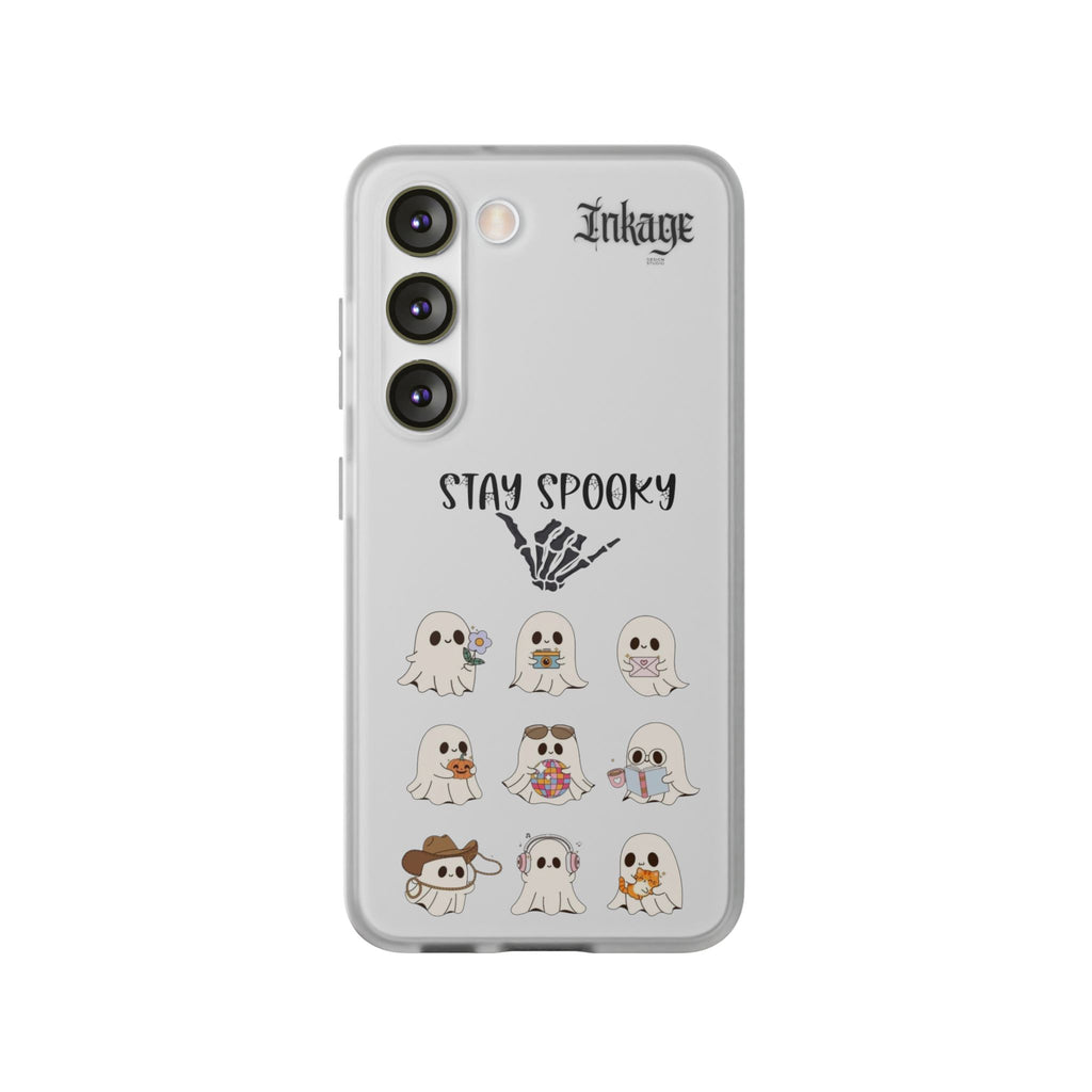 Stay Spooky Clear Phone Cases (Season)