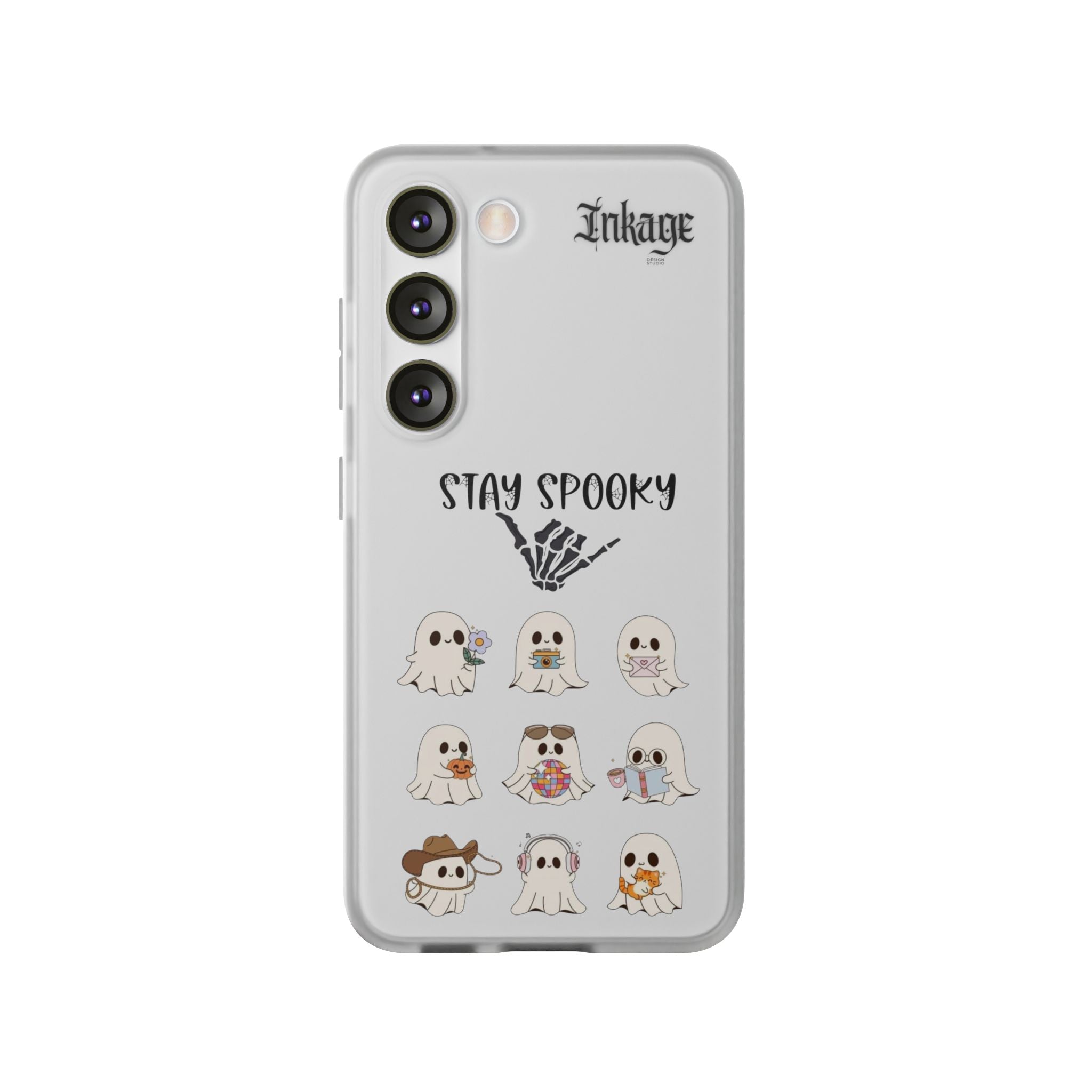 Stay Spooky Clear Phone Cases (Season)