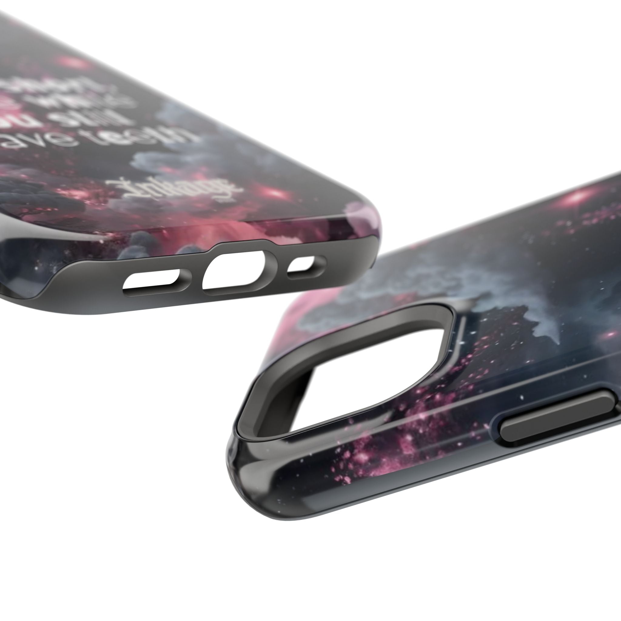 “Life is Short, Smile While You Still Have Teeth” Magnetic Phone Cases (Quote)