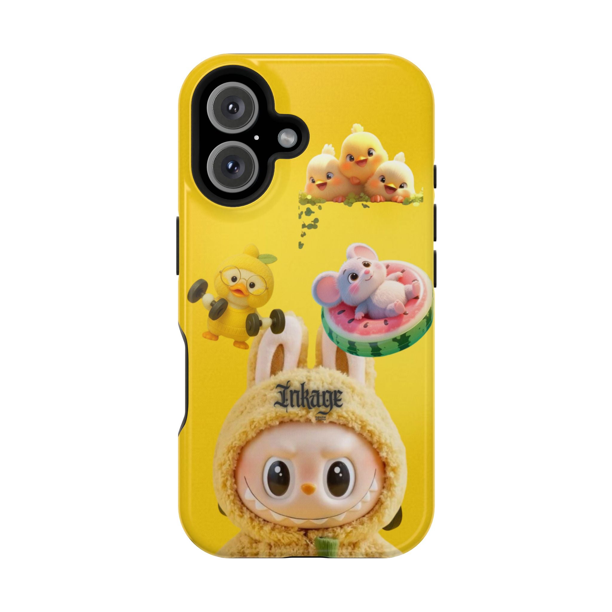 Yellow Cutie Labubu Magnetic Phone Cases (Animation)