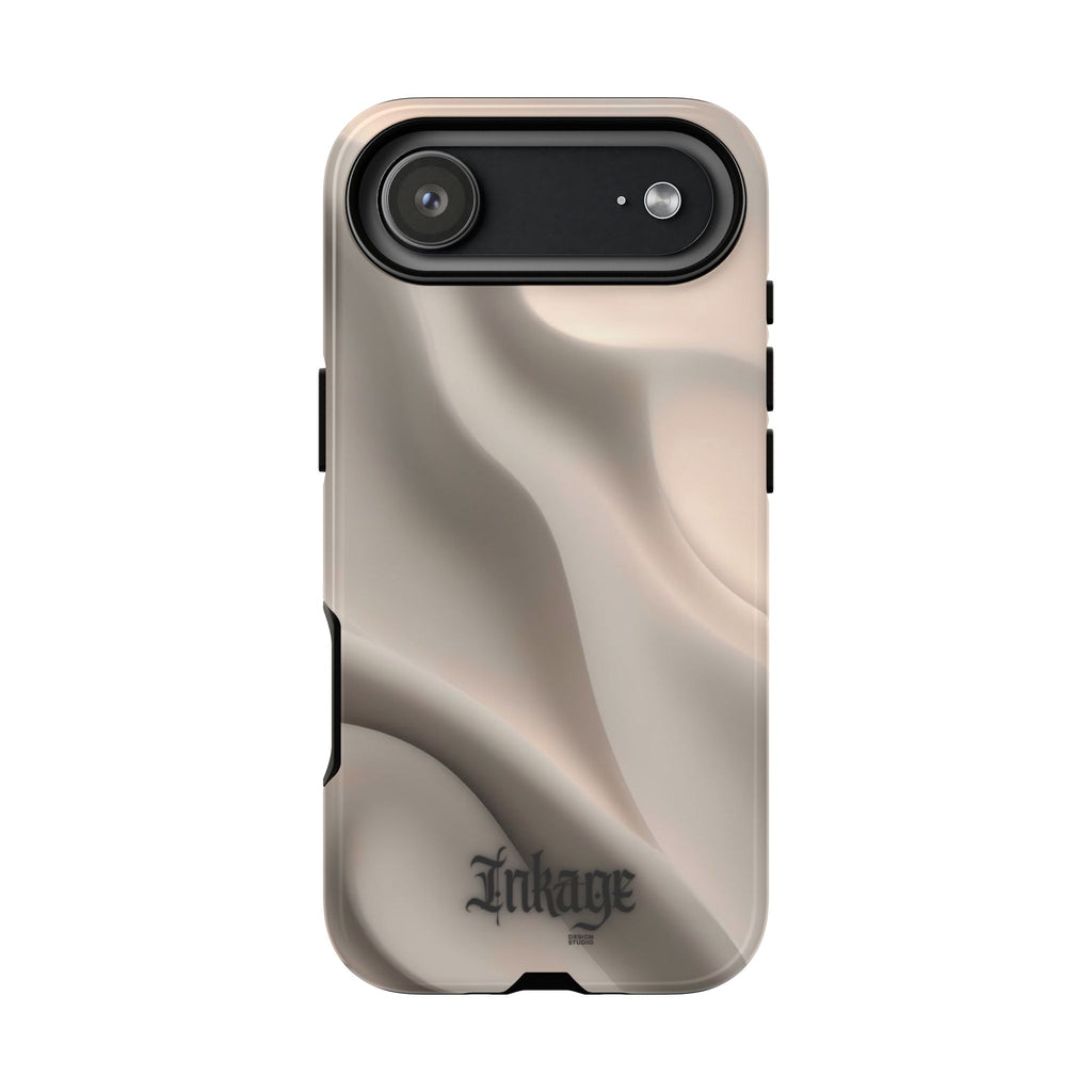 Beige Wavy Flow Tough Phone Case (Minimal)