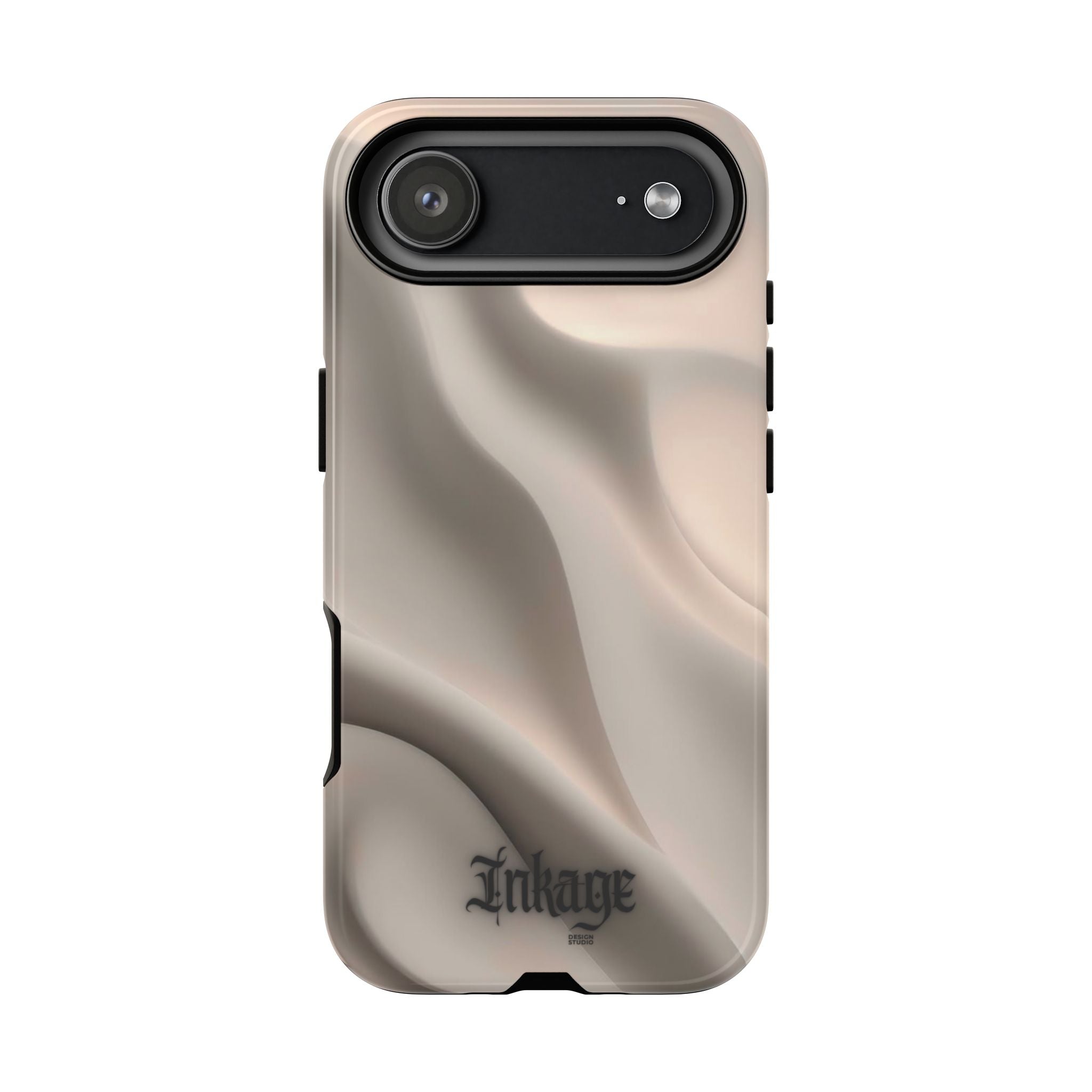 Beige Wavy Flow Tough Phone Case (Minimal)