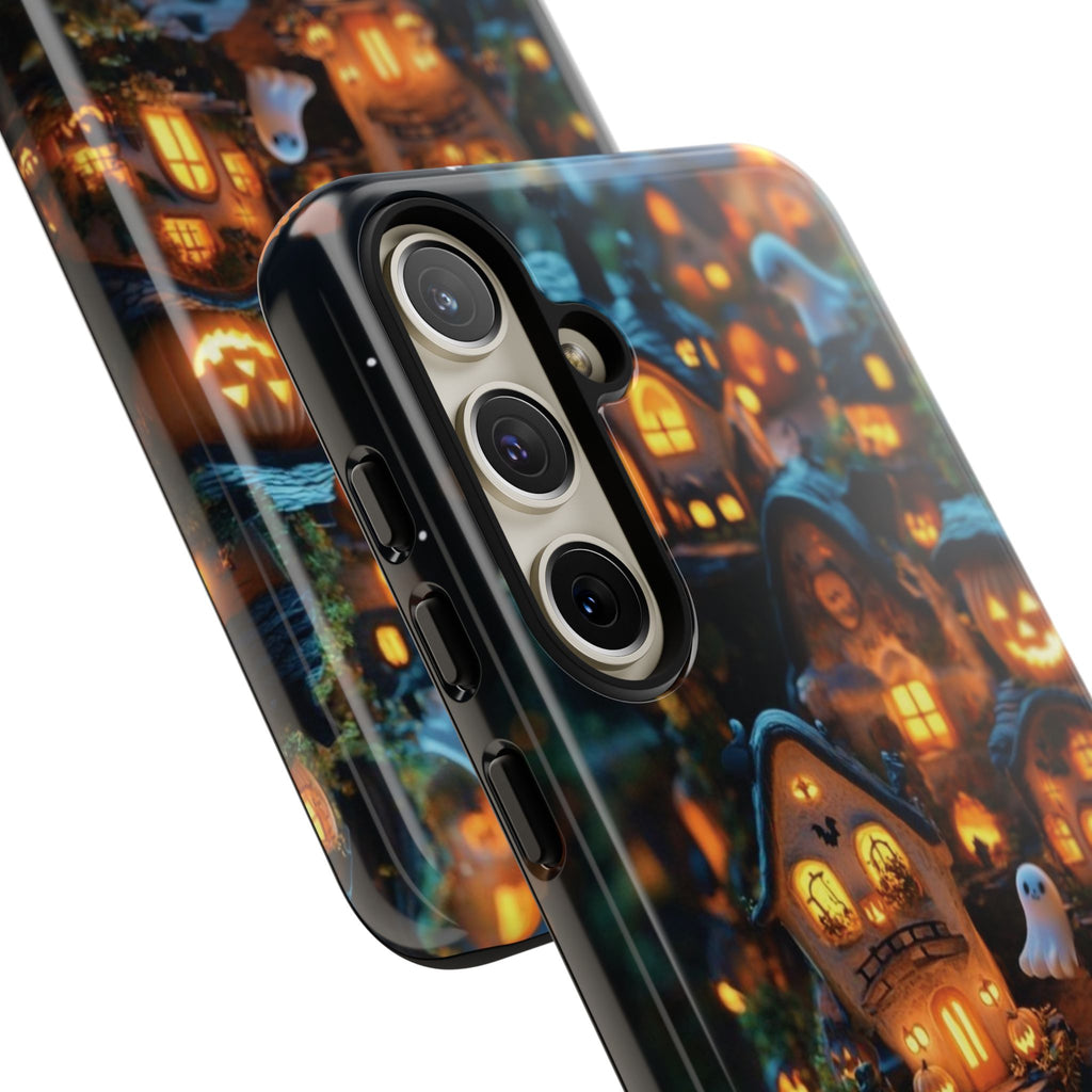 Spooky Pumpkin Village Tough Phone Cases (Season)