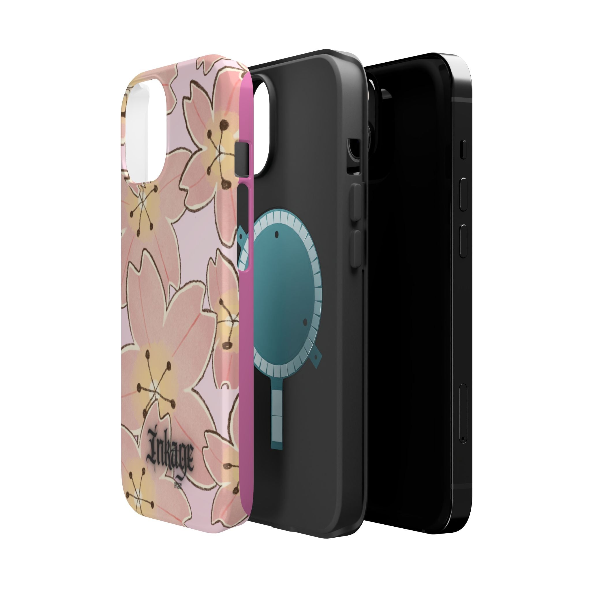 Charming Floral Magnetic Phone Cases (Minimal)
