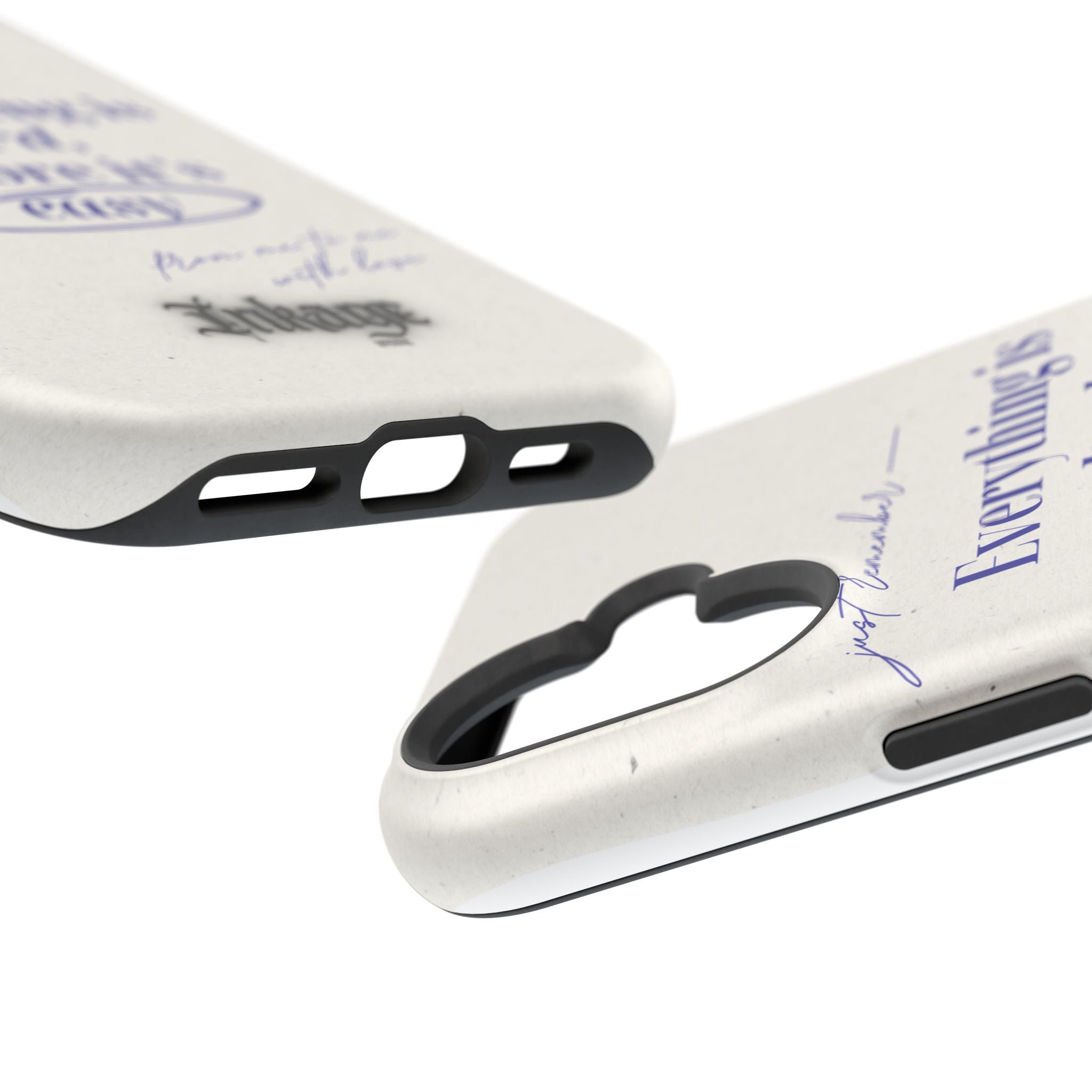 "Everything is hard, before it's easy" Magnetic Phone Case (Quote)