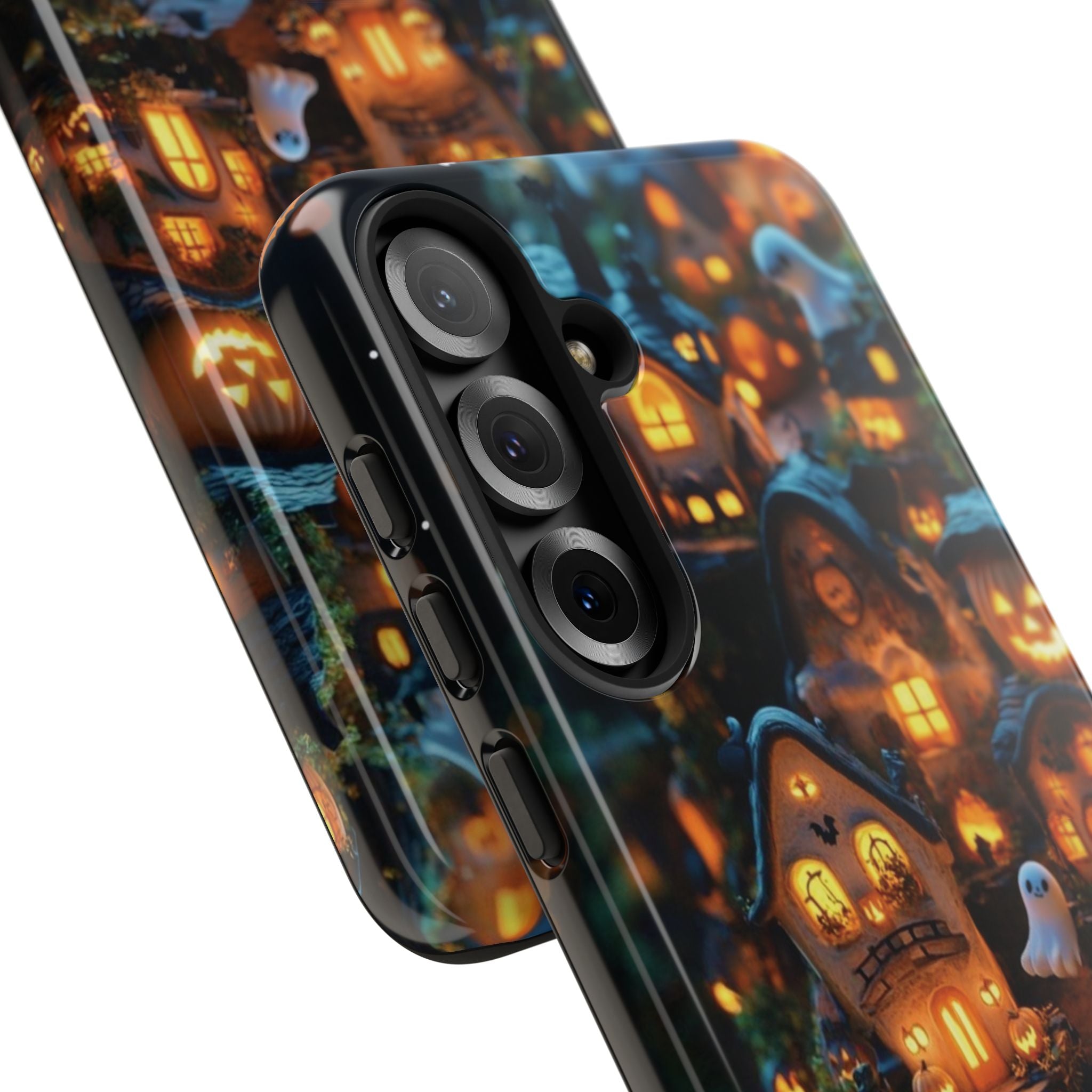 Spooky Pumpkin Village Tough Phone Cases (Season)