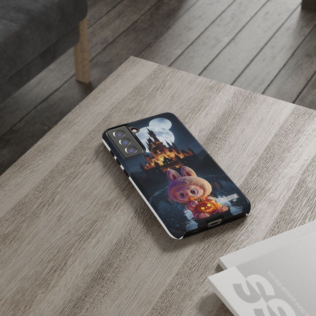 Labubu Halloween On Disney Boat Tough Phone Cases (Season, Animation)