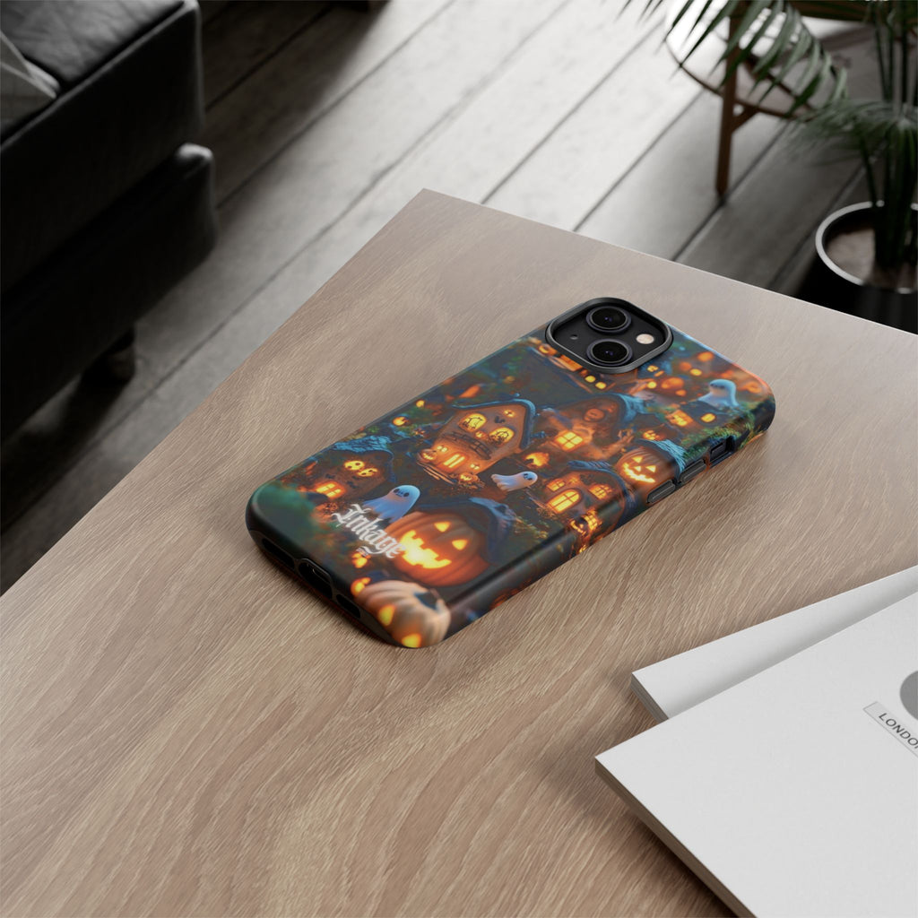 Spooky Pumpkin Village Tough Phone Cases (Season)