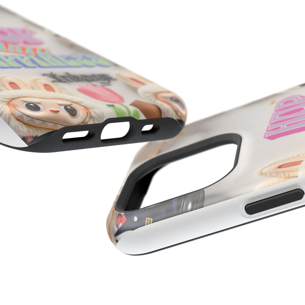 "Hop Into Happiness" Quote Magnetic Phone Case (Animation)