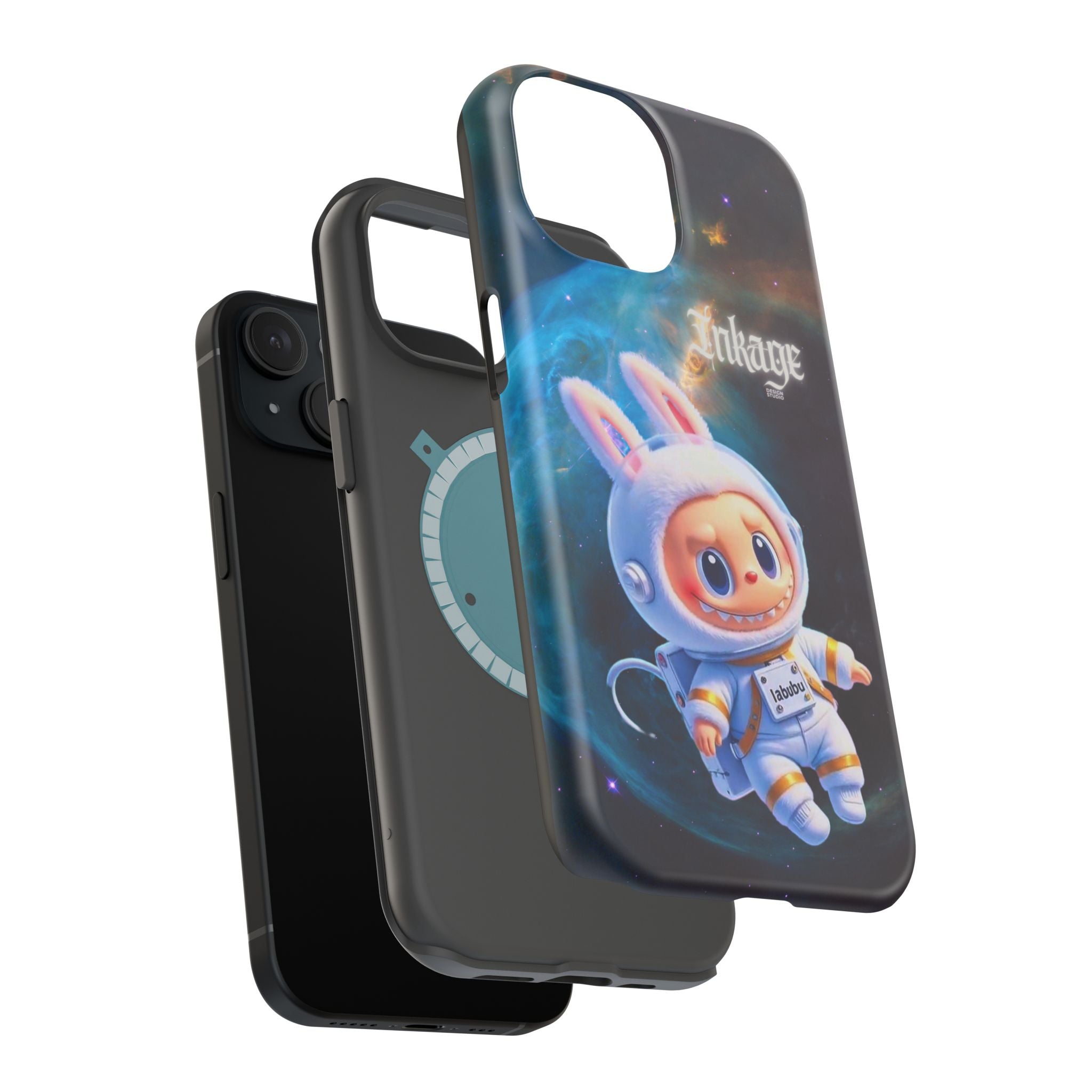 Labubu Astronaut Magnetic Phone Cases (Animation)