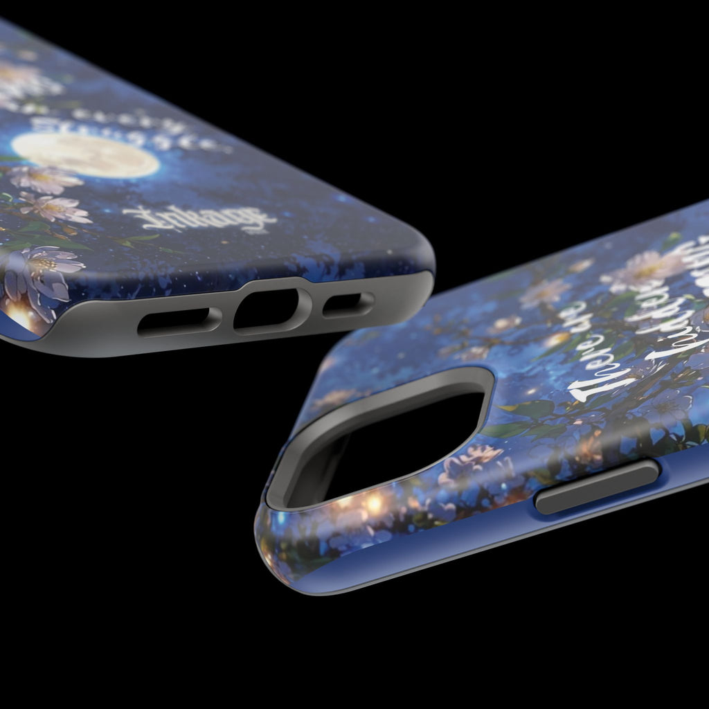 “Moonlit Blessing” Quote Magnetic Phone Cases