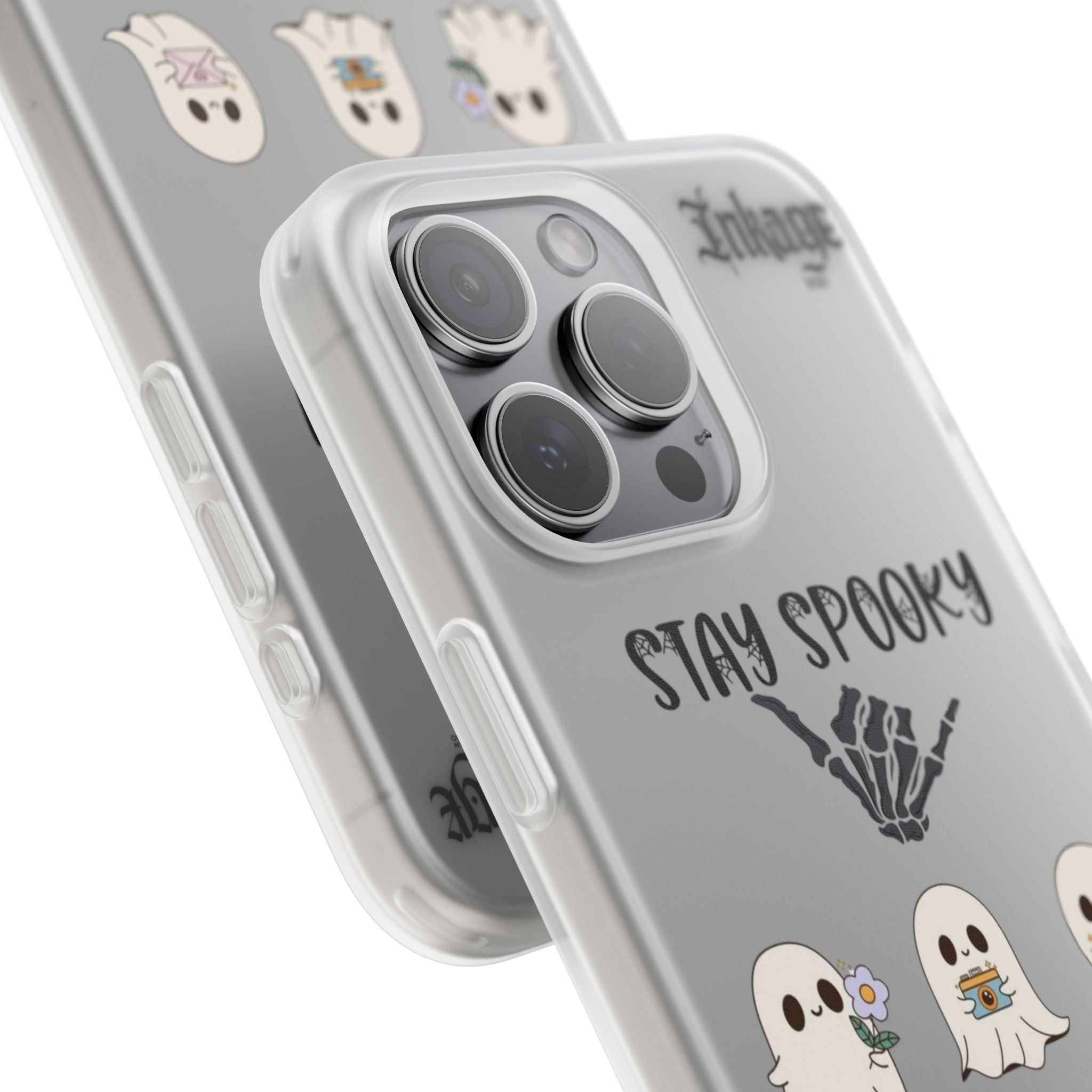 Stay Spooky Clear Phone Cases (Season)