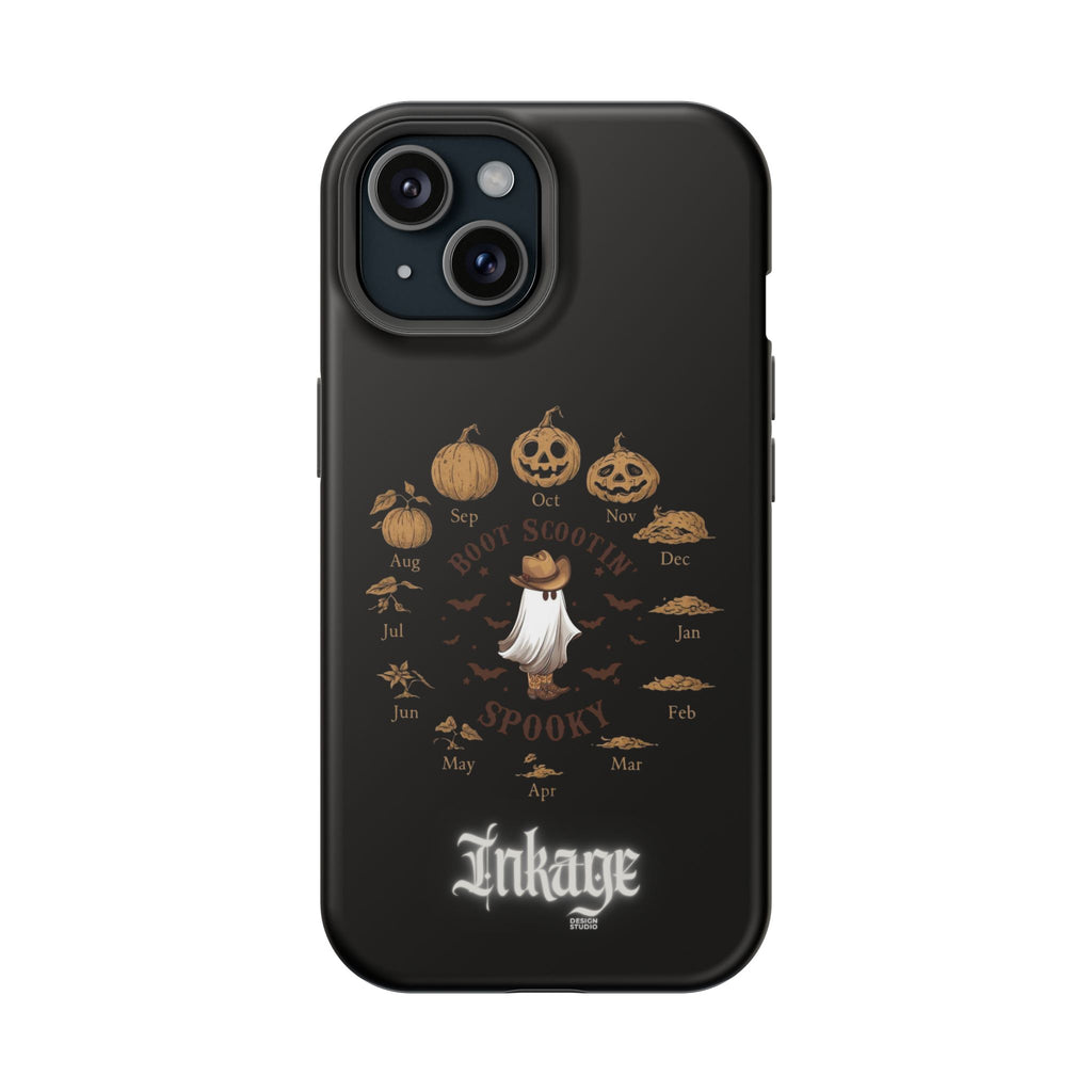Spooky Boot Halloween Pumpkin Magnetic Phone Case (Season)