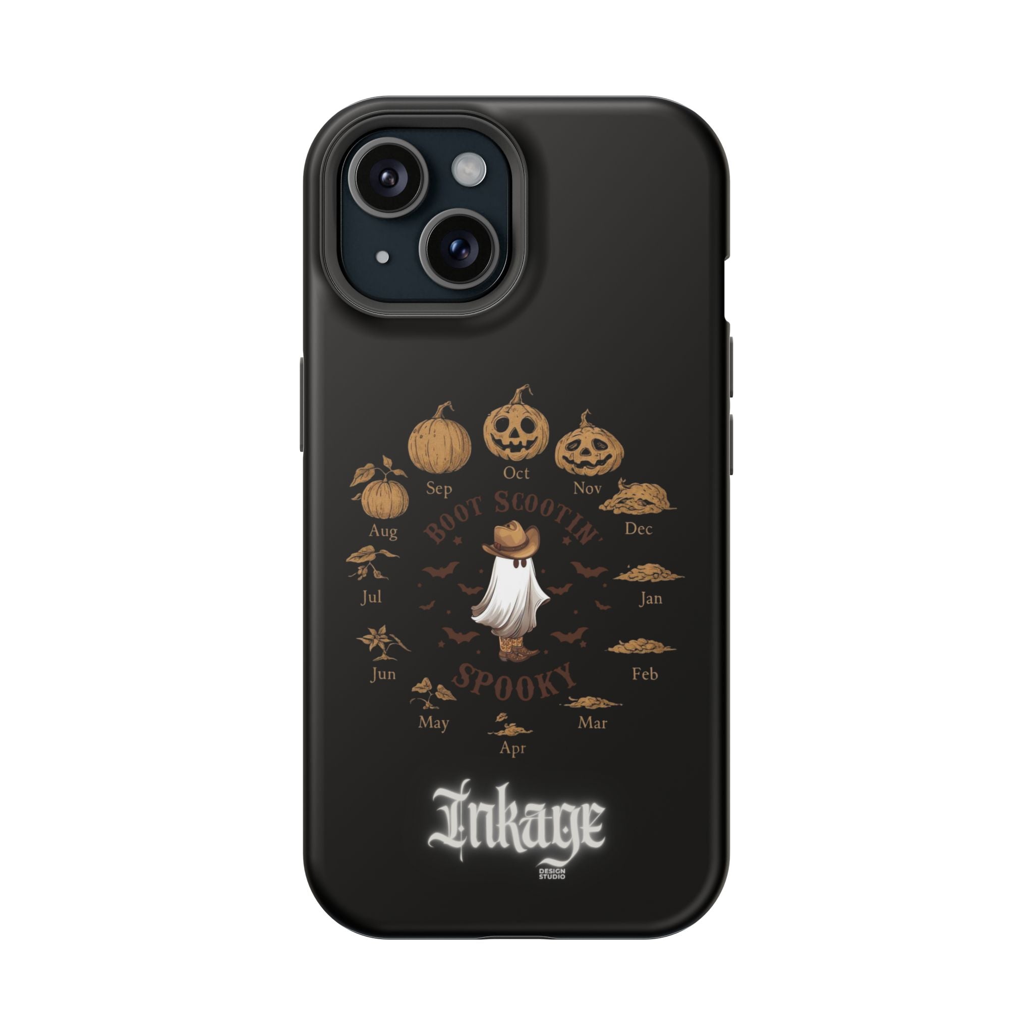 Spooky Boot Halloween Pumpkin Magnetic Phone Case (Season)
