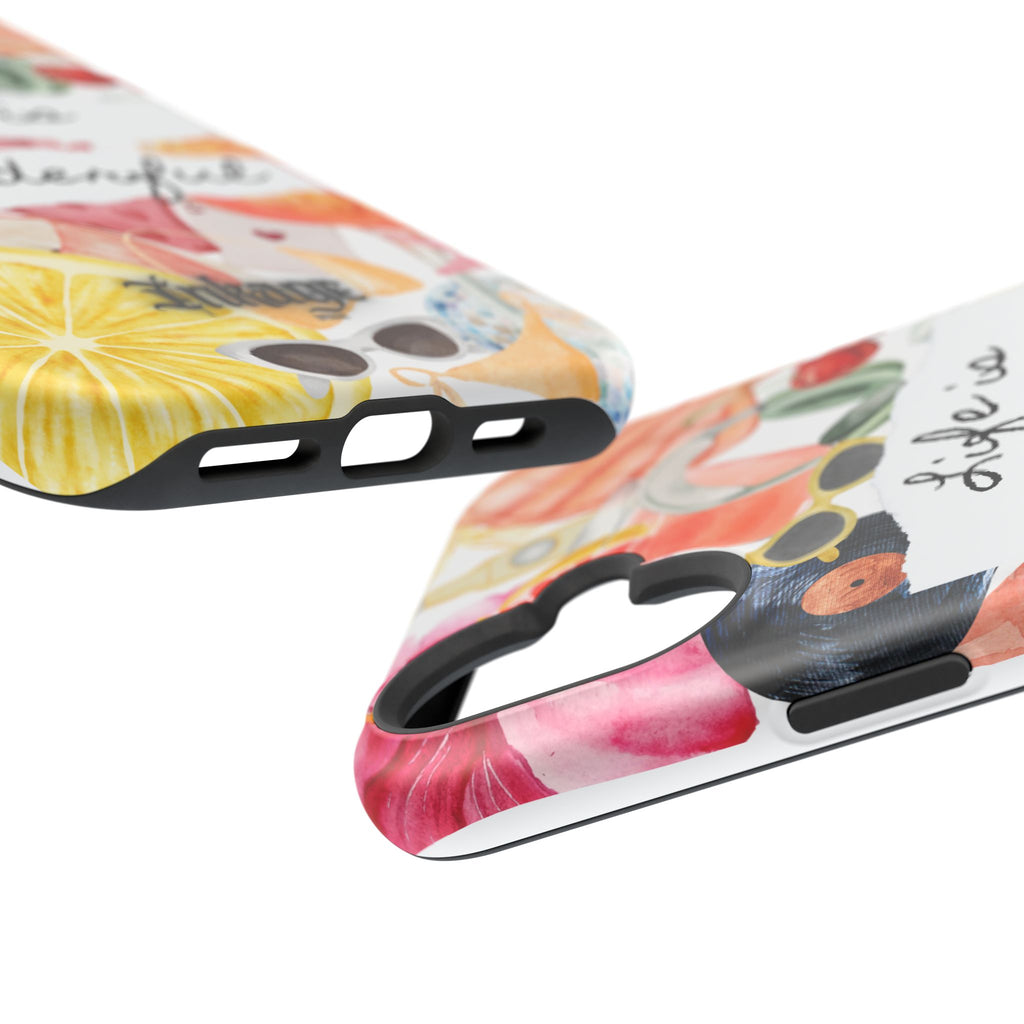 "Life is Wonderful" Quote Magnetic Phone Cases