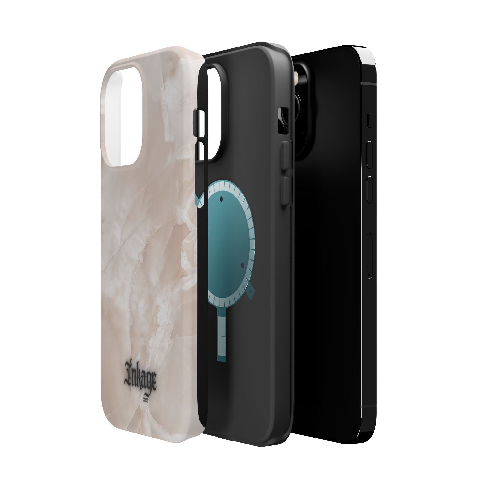 Blush Marble Magnetic Phone Cases (Minimal)