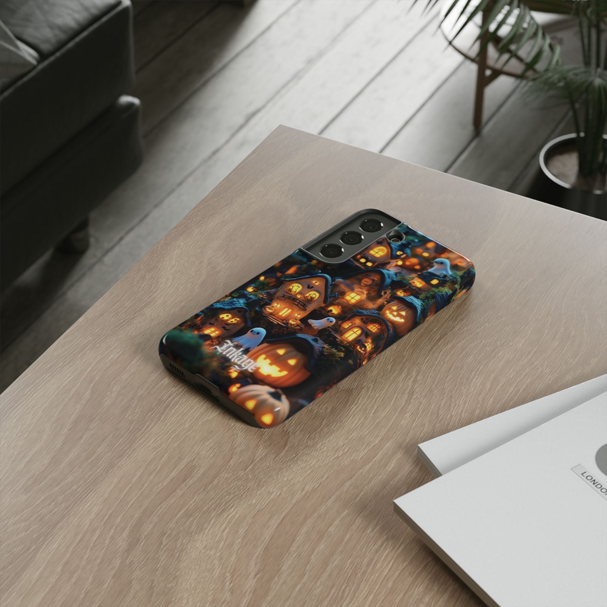 Spooky Pumpkin Village Tough Phone Cases (Season)