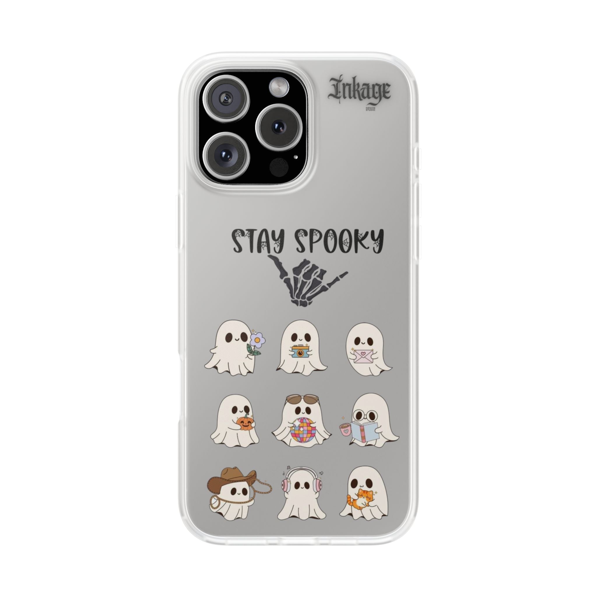 Stay Spooky Clear Phone Cases (Season)