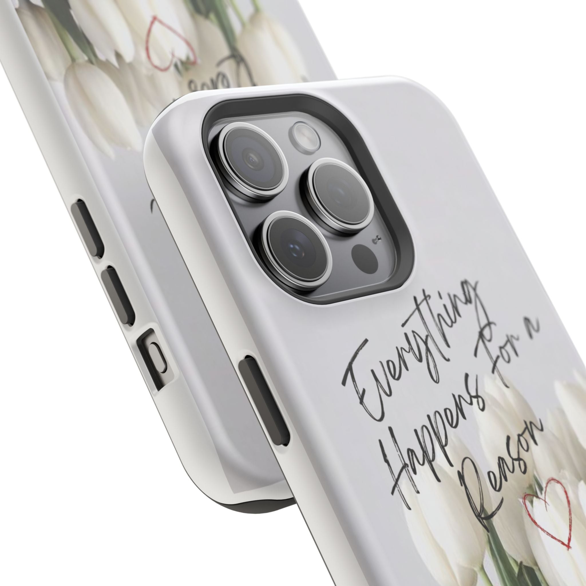 "Everything Happens for a Reason" Magnetic Phone Cases (Quote)