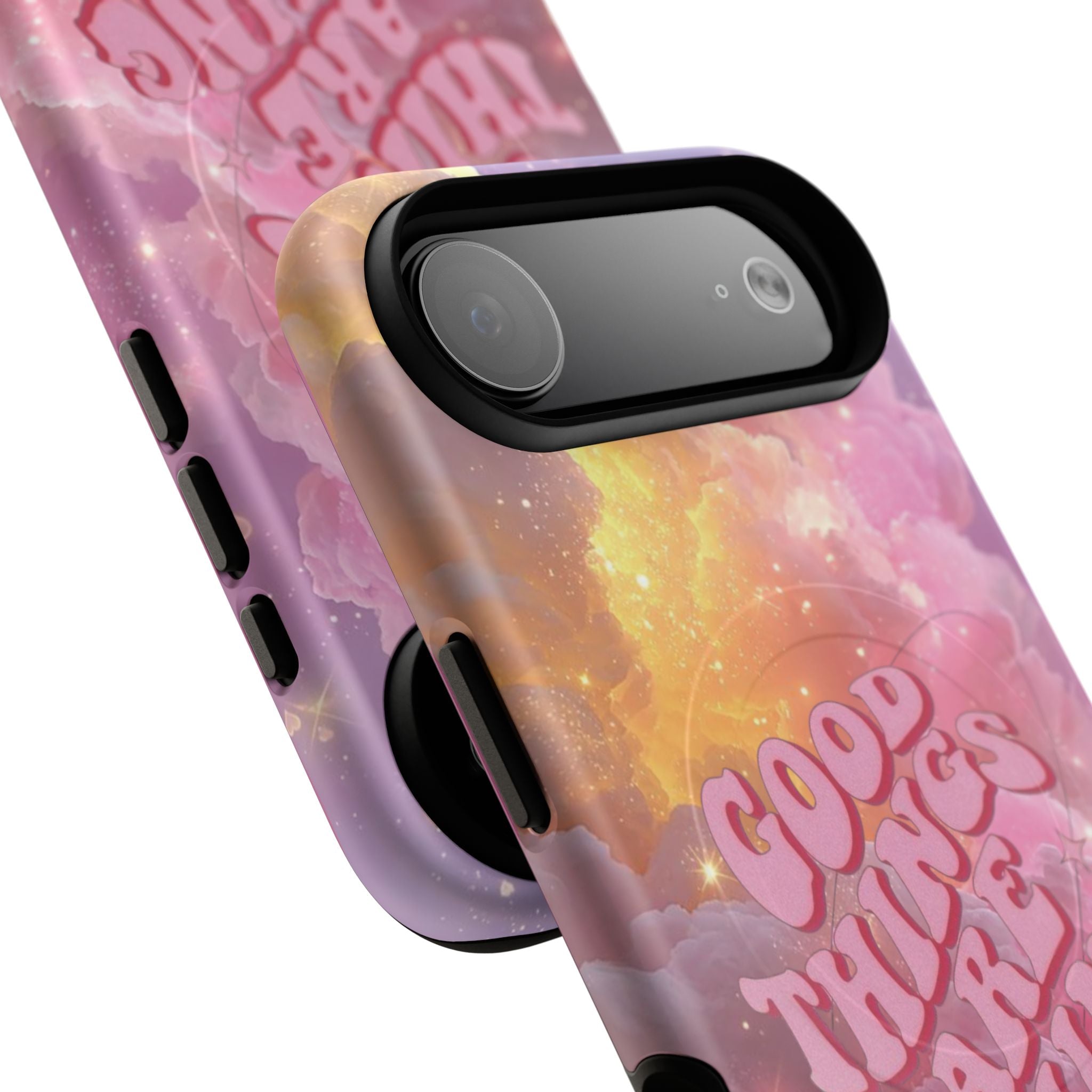 "Good Things Are Coming" with Tough Magnetic Phone Cases (Quote)