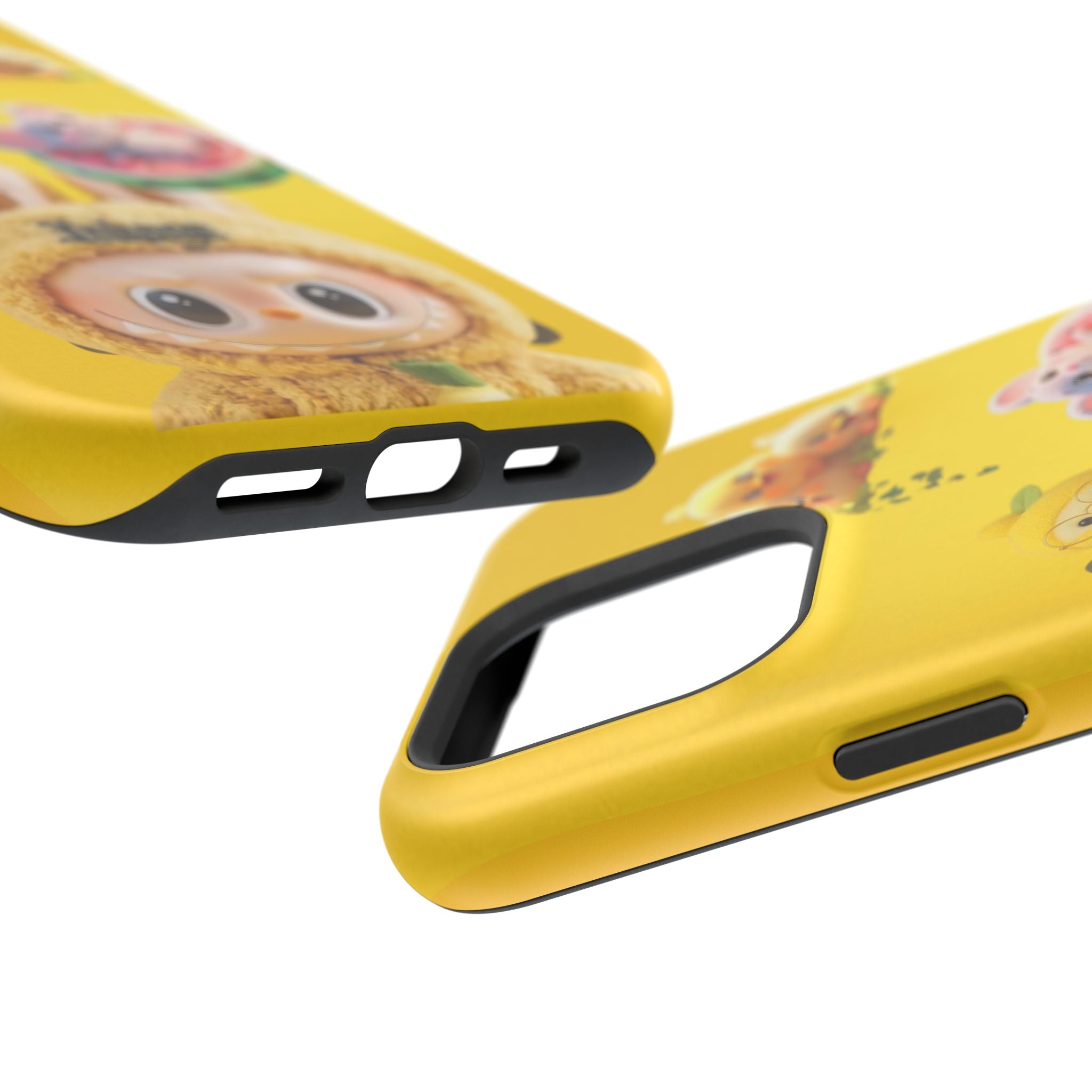 Yellow Cutie Labubu Magnetic Phone Cases (Animation)