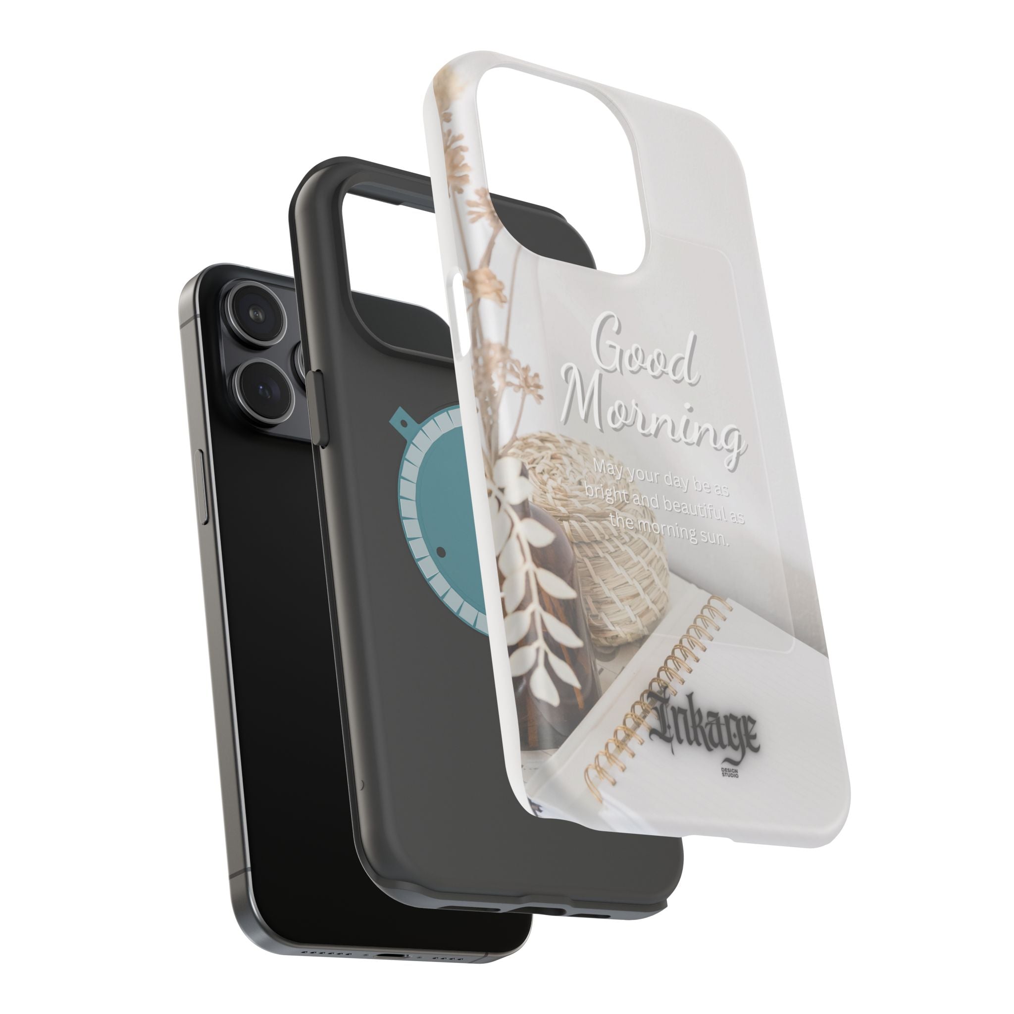 "Good Morning" Magnetic Phone Cases (Quote)