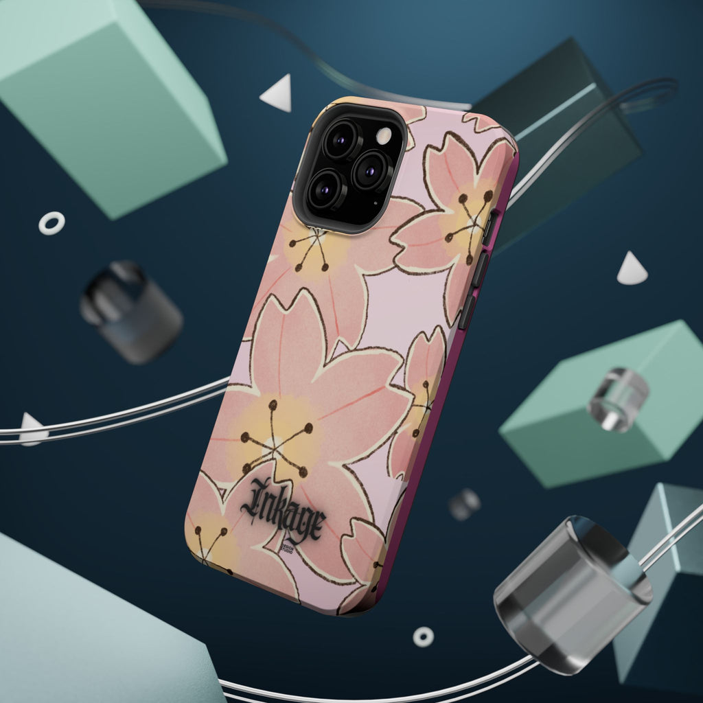 Charming Floral Magnetic Phone Case (Minimal)