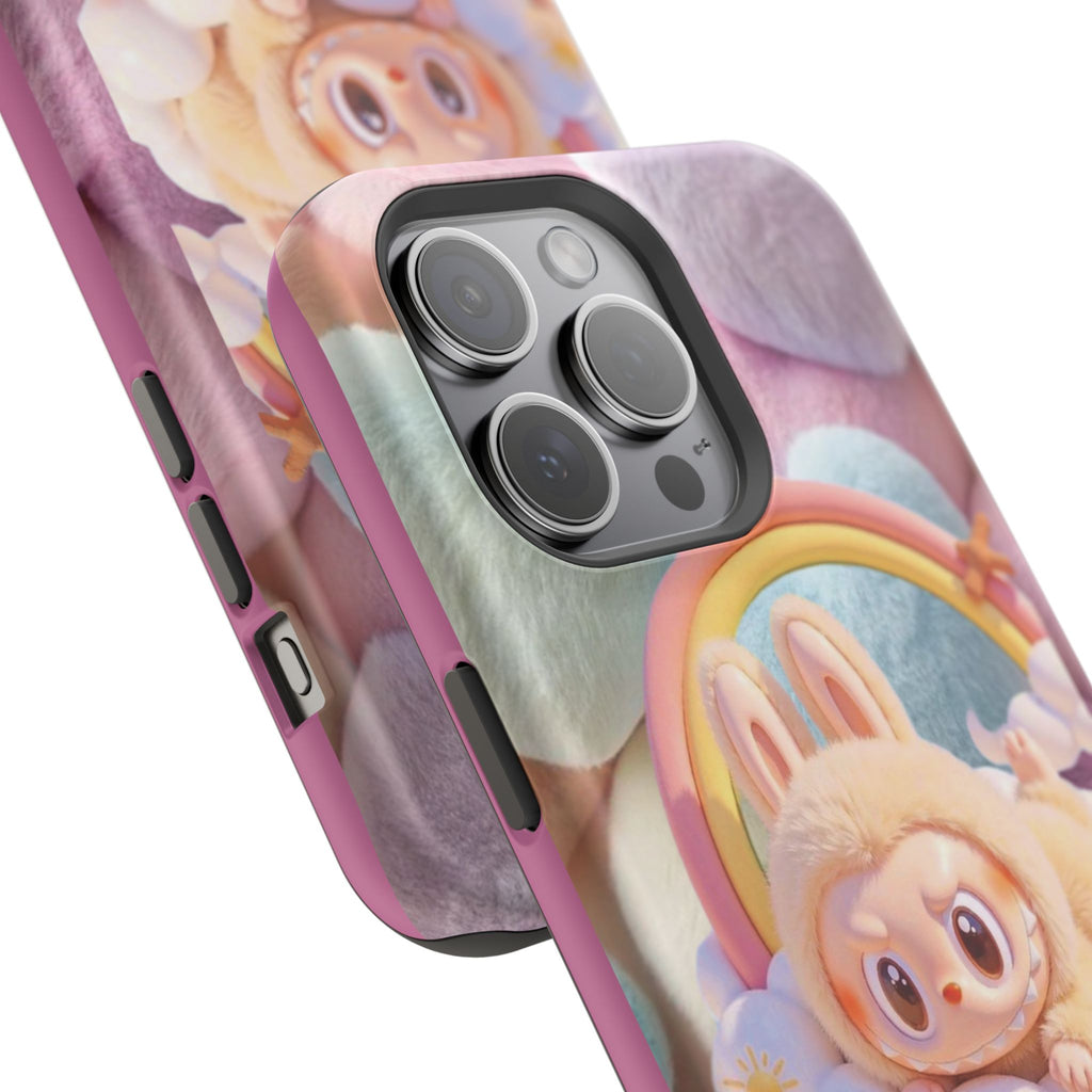 Pastel Rainbow Labubu Magnetic Phone Cases(Animation)