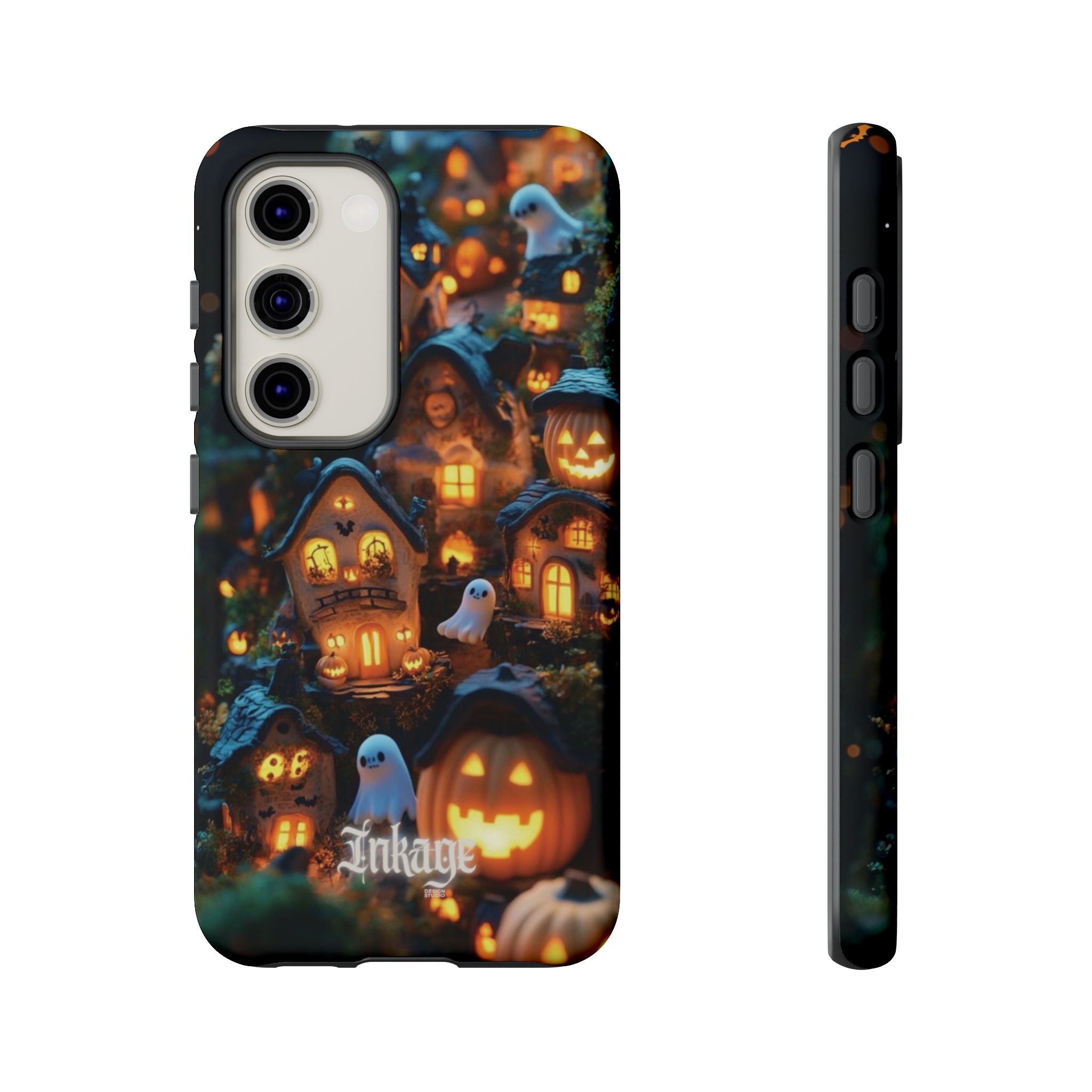 Spooky Pumpkin Village Tough Phone Cases (Season)