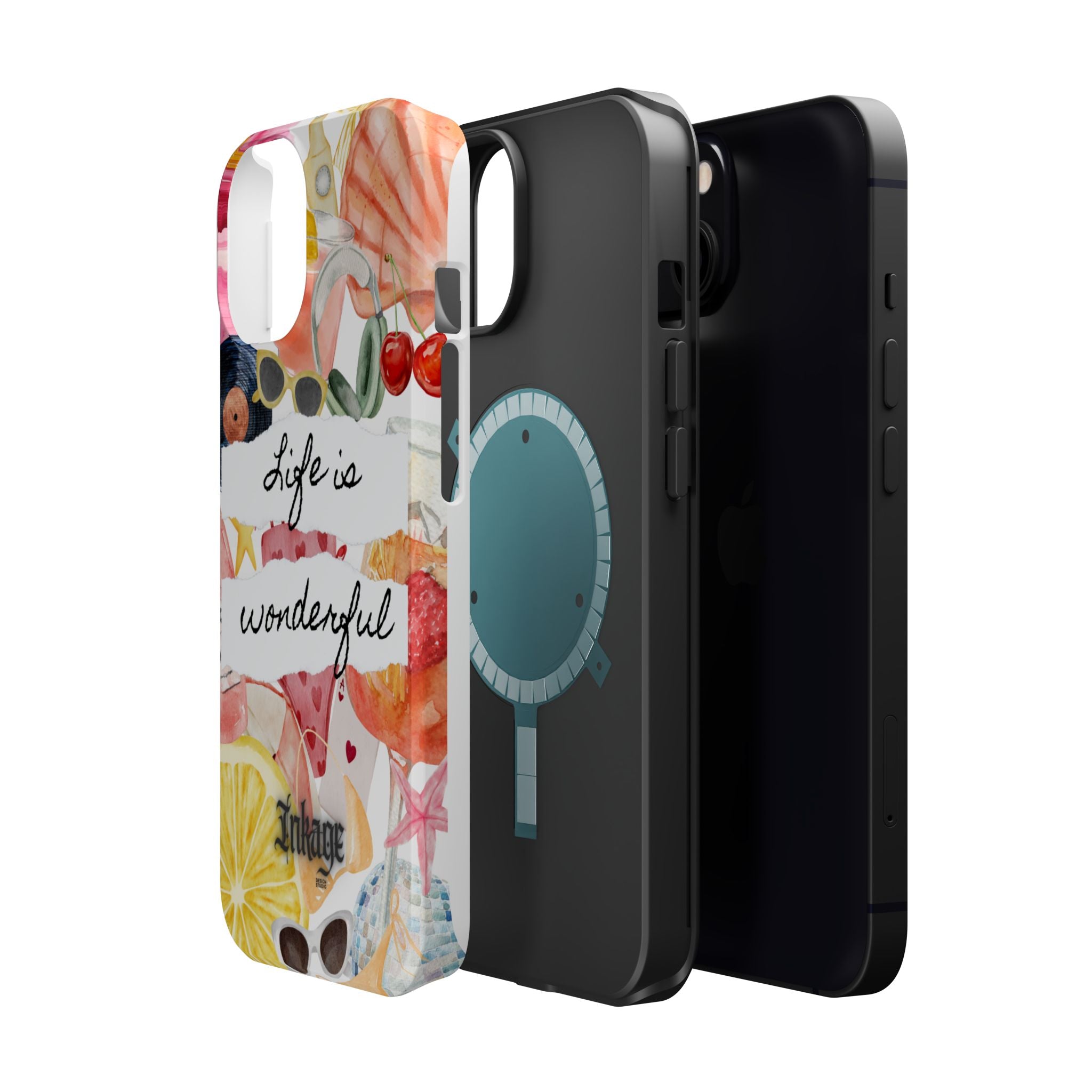"Life is Wonderful" Quote Magnetic Phone Cases