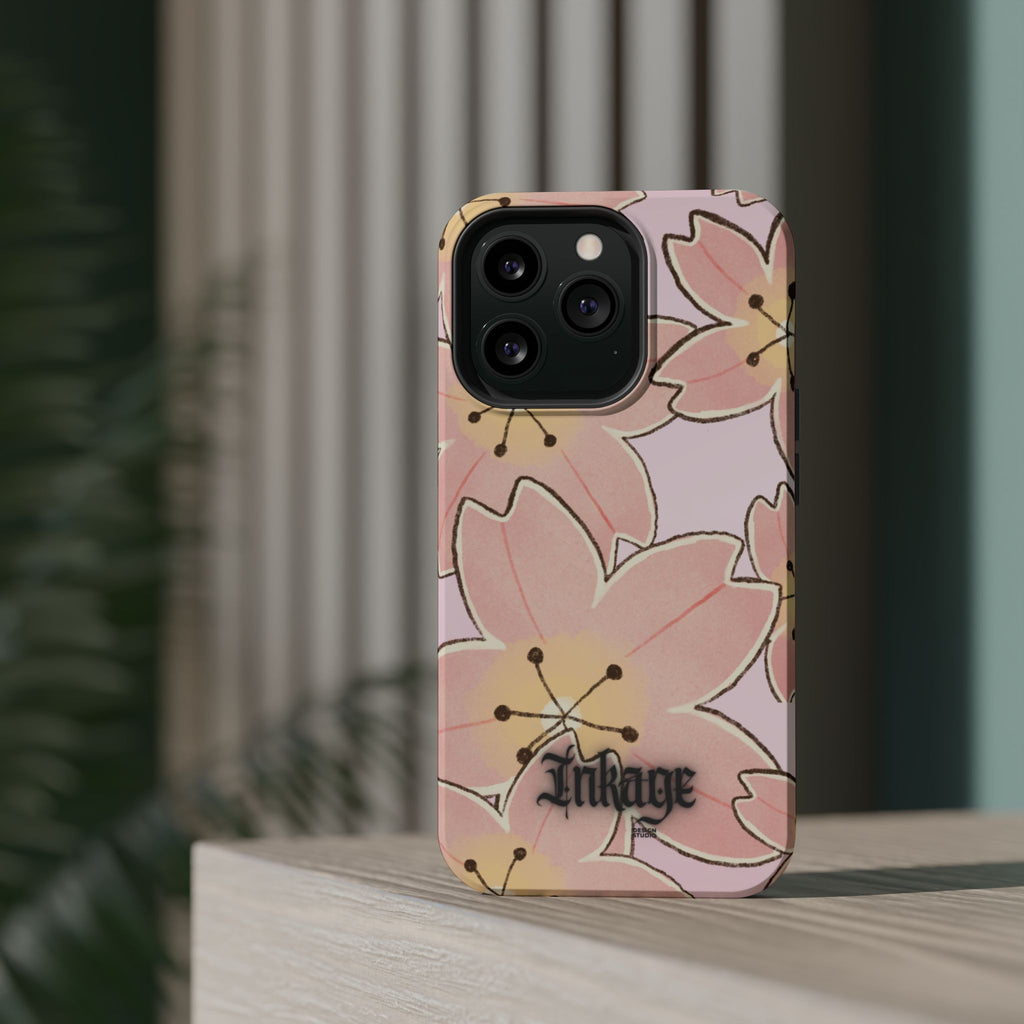 Charming Floral Magnetic Phone Case (Minimal)
