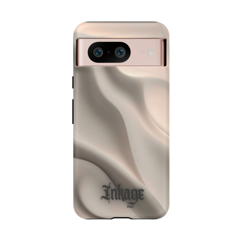 Beige Wavy Flow Tough Phone Case (Minimal)