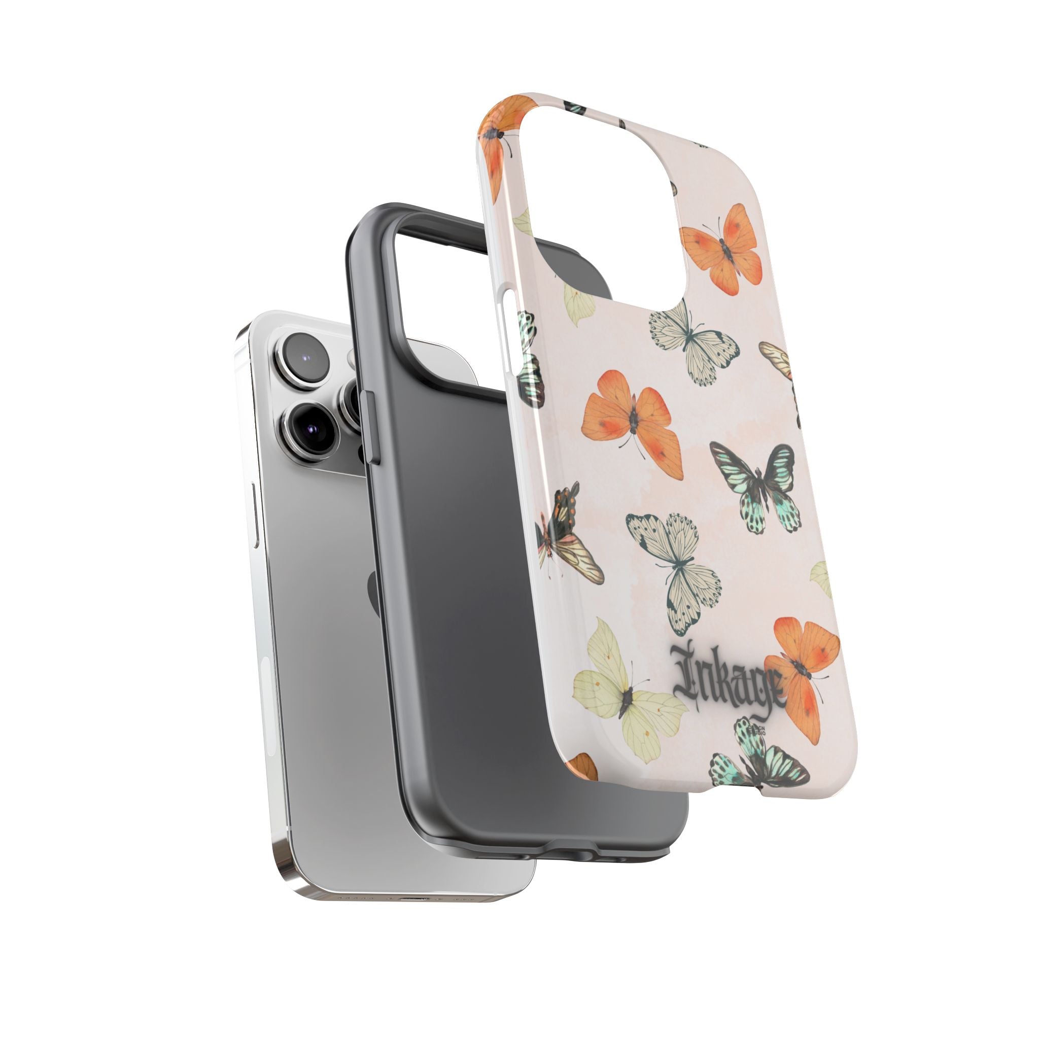 Color Butterfly Tough Phone Case (Minimal)