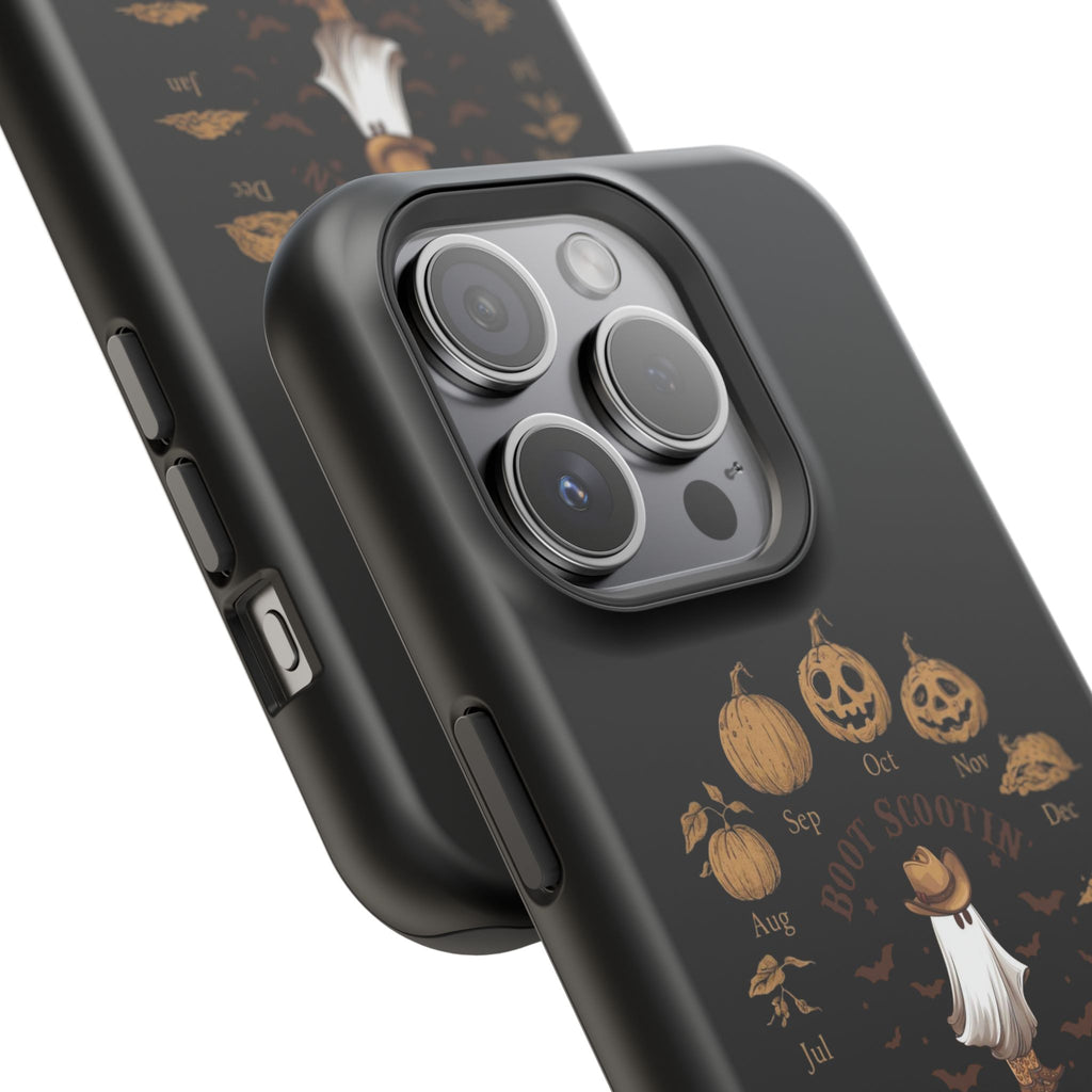 Spooky Boot Halloween Pumpkin Magnetic Phone Case (Season)