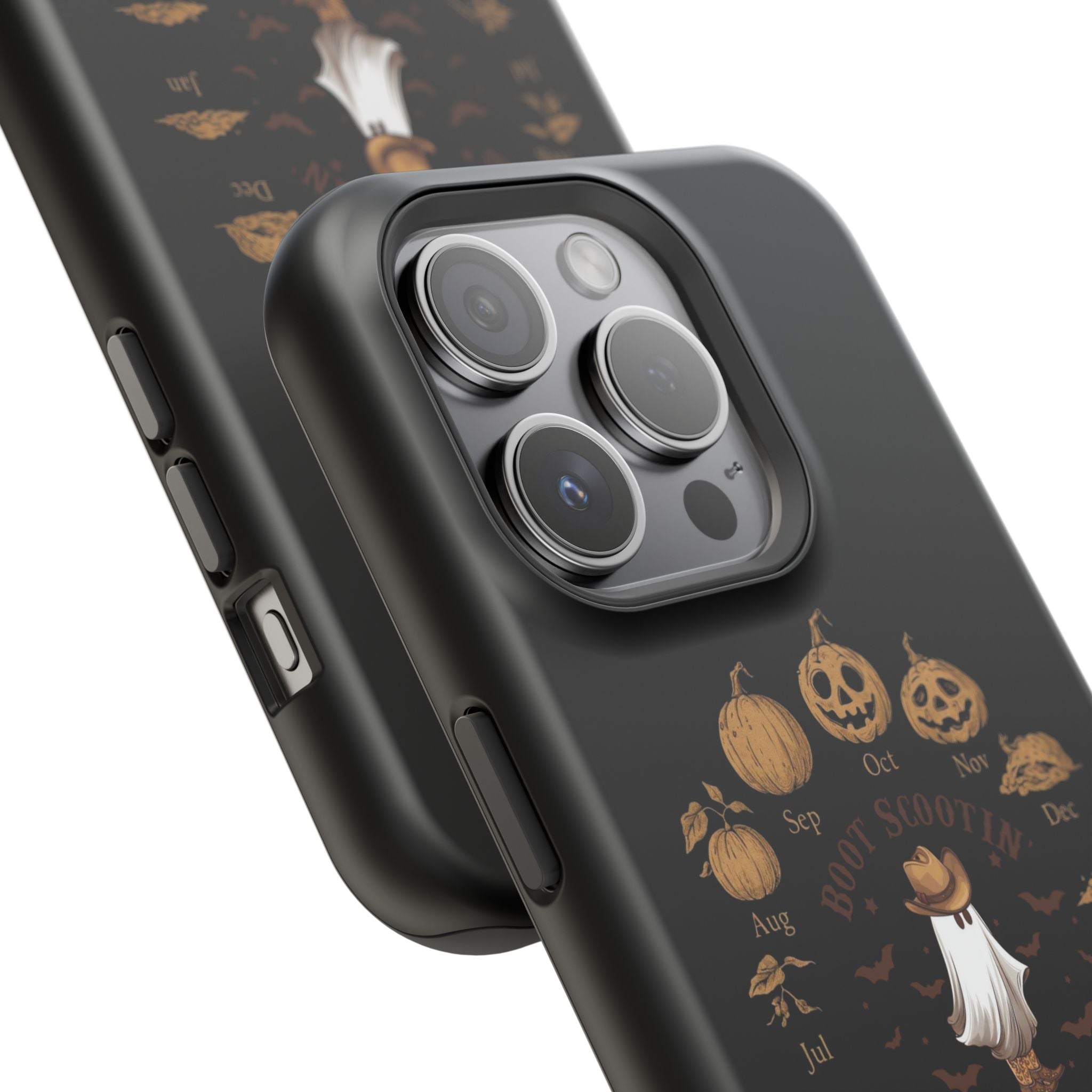 Spooky Boot Halloween Pumpkin Magnetic Phone Case (Season)