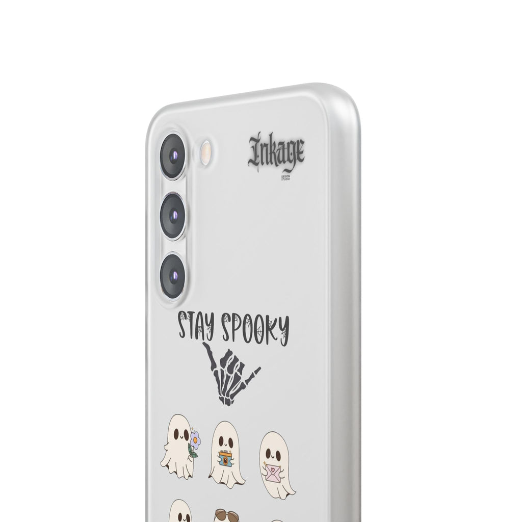 Stay Spooky Clear Phone Cases (Season)