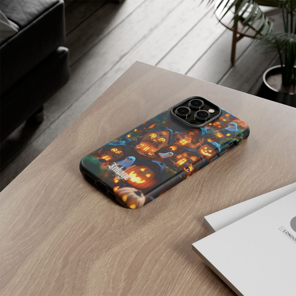 Spooky Pumpkin Village Tough Phone Cases (Season)